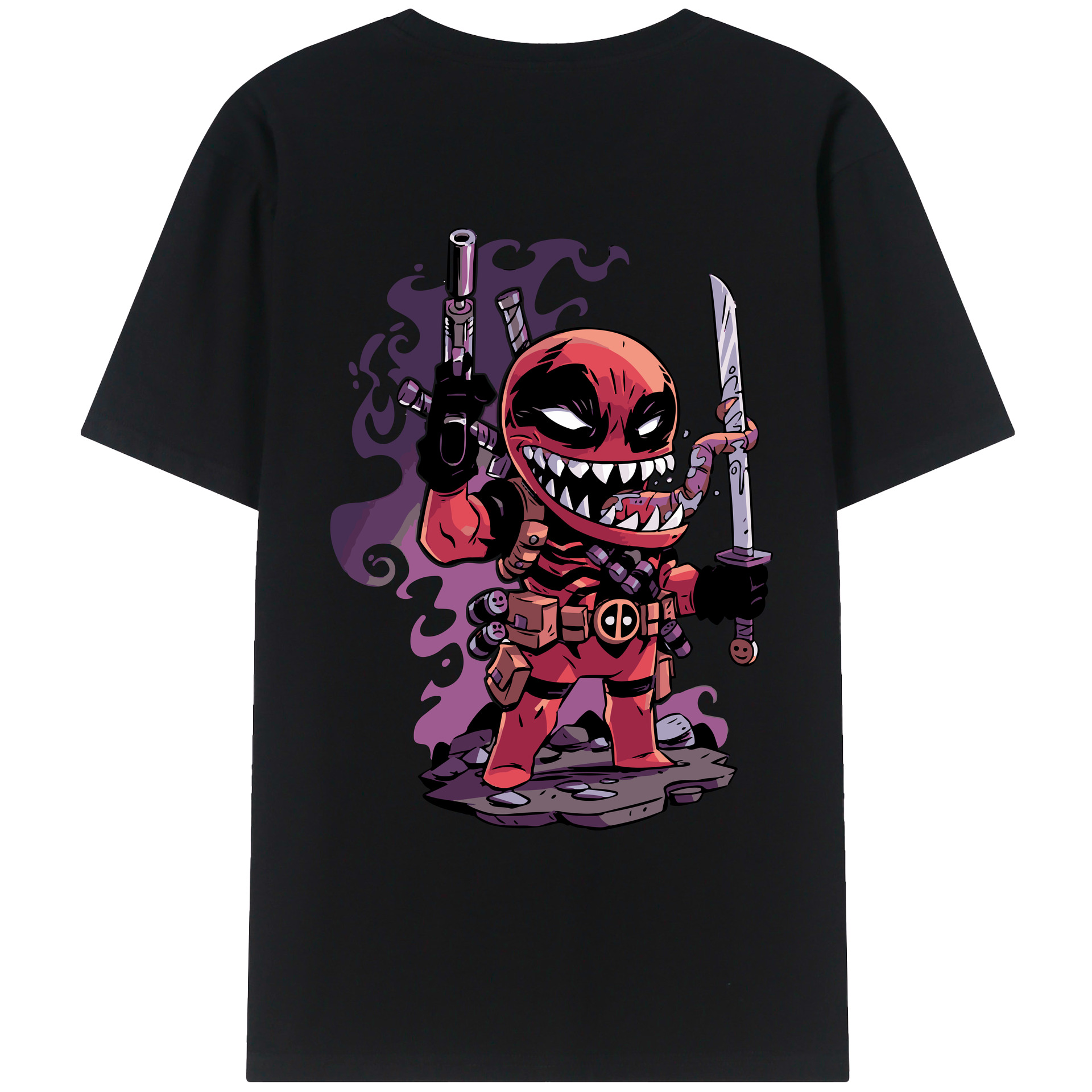 （画像用） アベンジャーズ The Avengers 綿100％ メンズ半袖Tシャツ（バックプリント） 通気性
