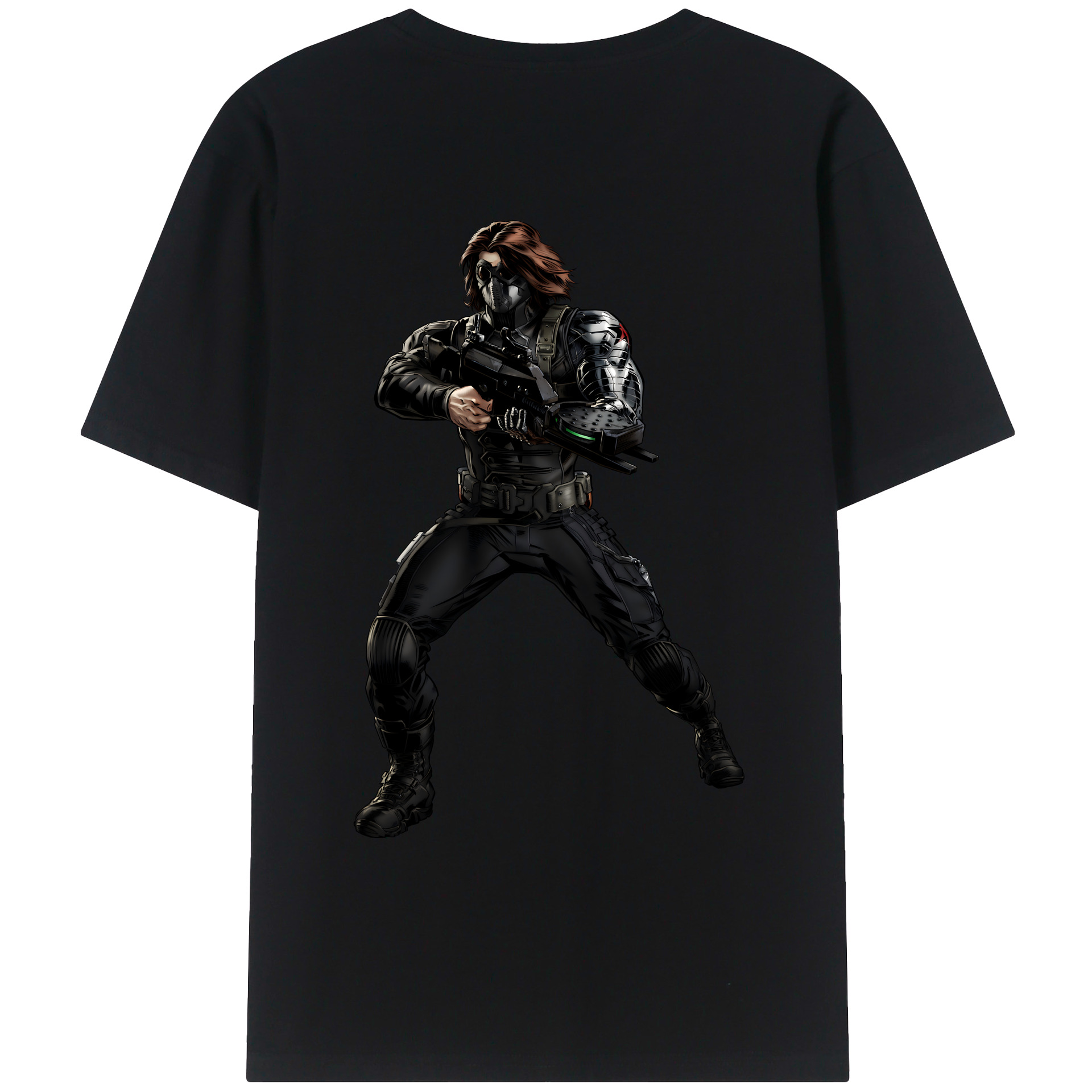 （画像用） アベンジャーズ The Avengers 綿100％ メンズ半袖Tシャツ（バックプリント） 通気性