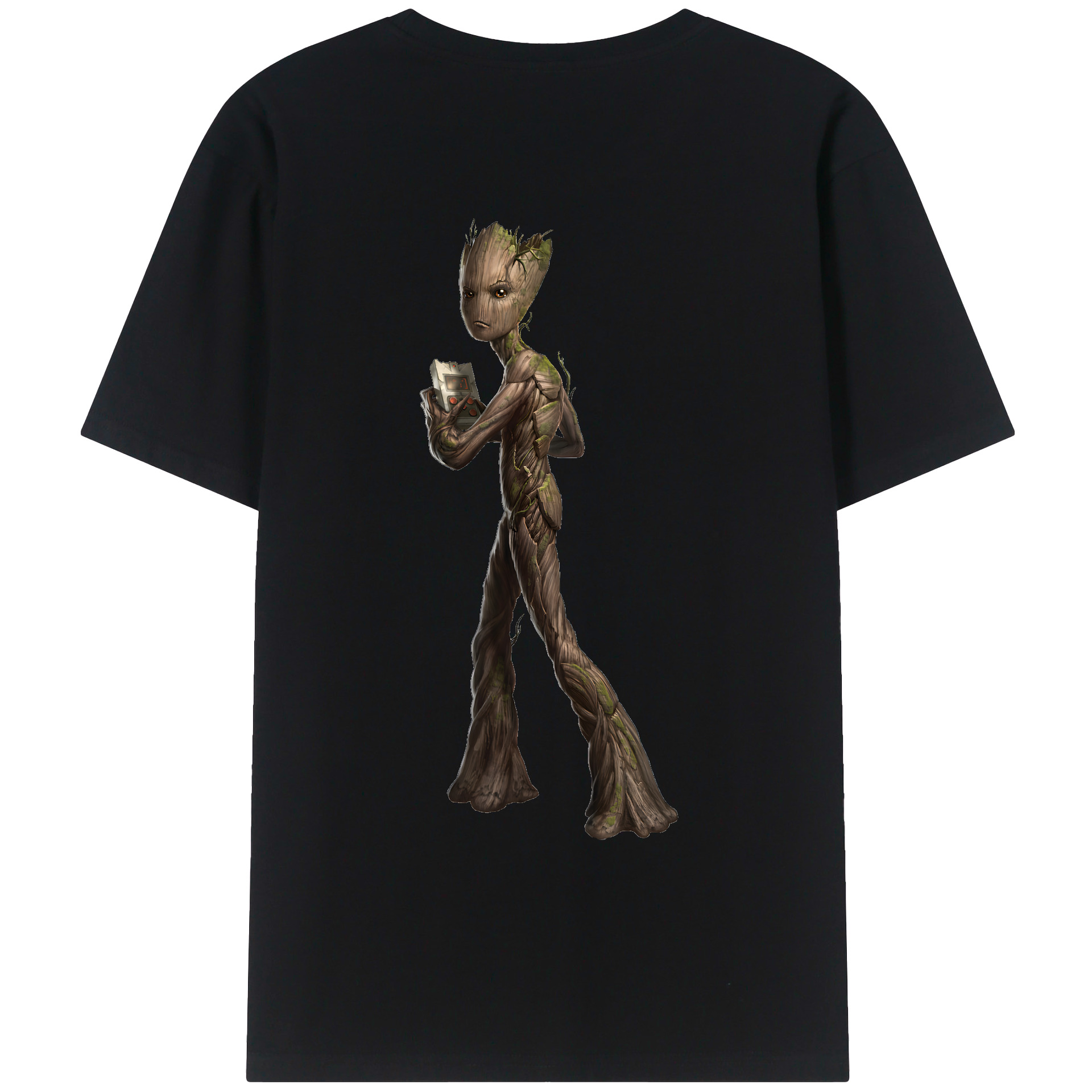 （画像用） アベンジャーズ The Avengers 綿100％ メンズ半袖Tシャツ（バックプリント） 通気性