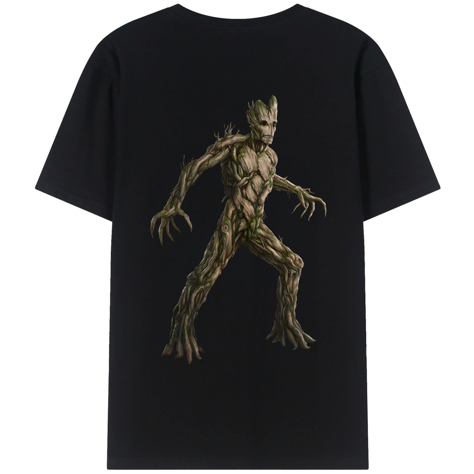 （画像用） アベンジャーズ The Avengers 綿100％ メンズ半袖Tシャツ（バックプリント） 通気性