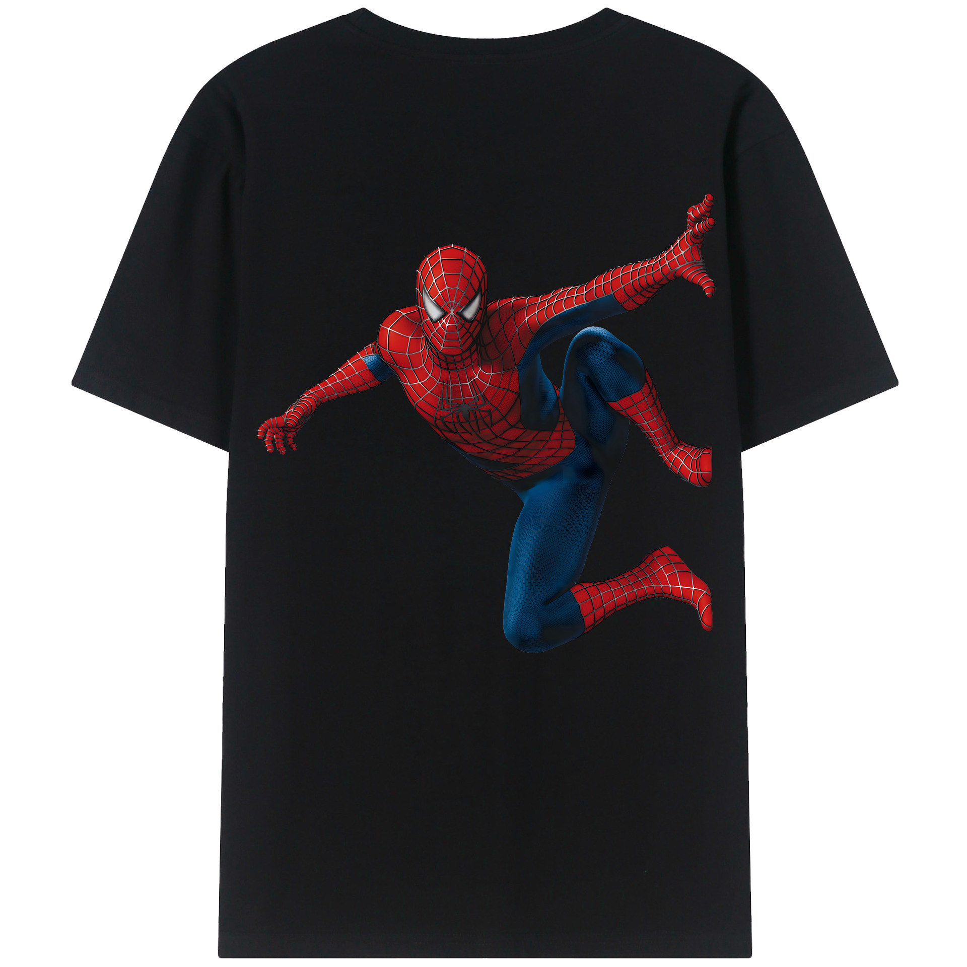 （画像用） アベンジャーズ The Avengers 綿100％ メンズ半袖Tシャツ（バックプリント） 通気性
