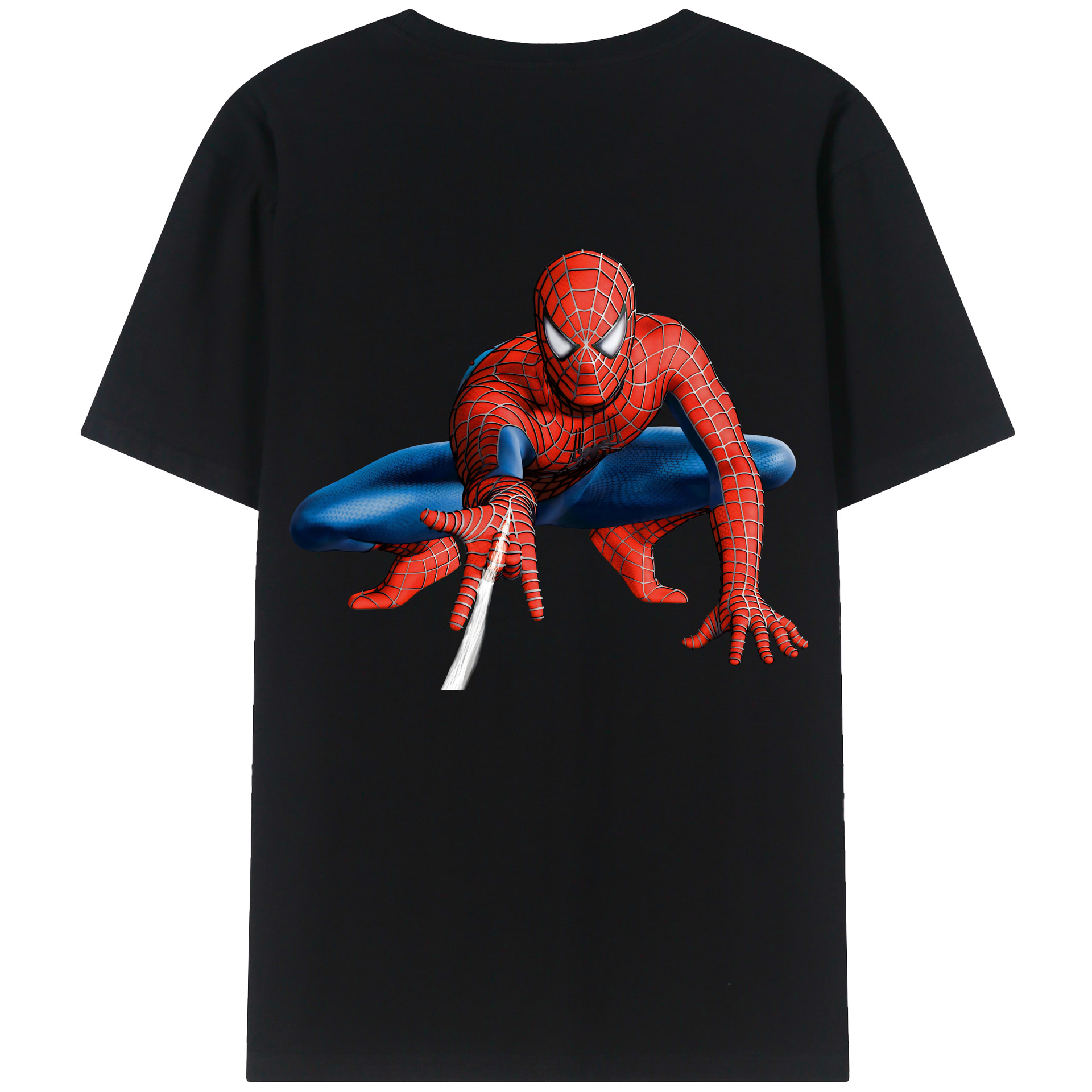 （画像用） アベンジャーズ The Avengers 綿100％ メンズ半袖Tシャツ（バックプリント） 通気性
