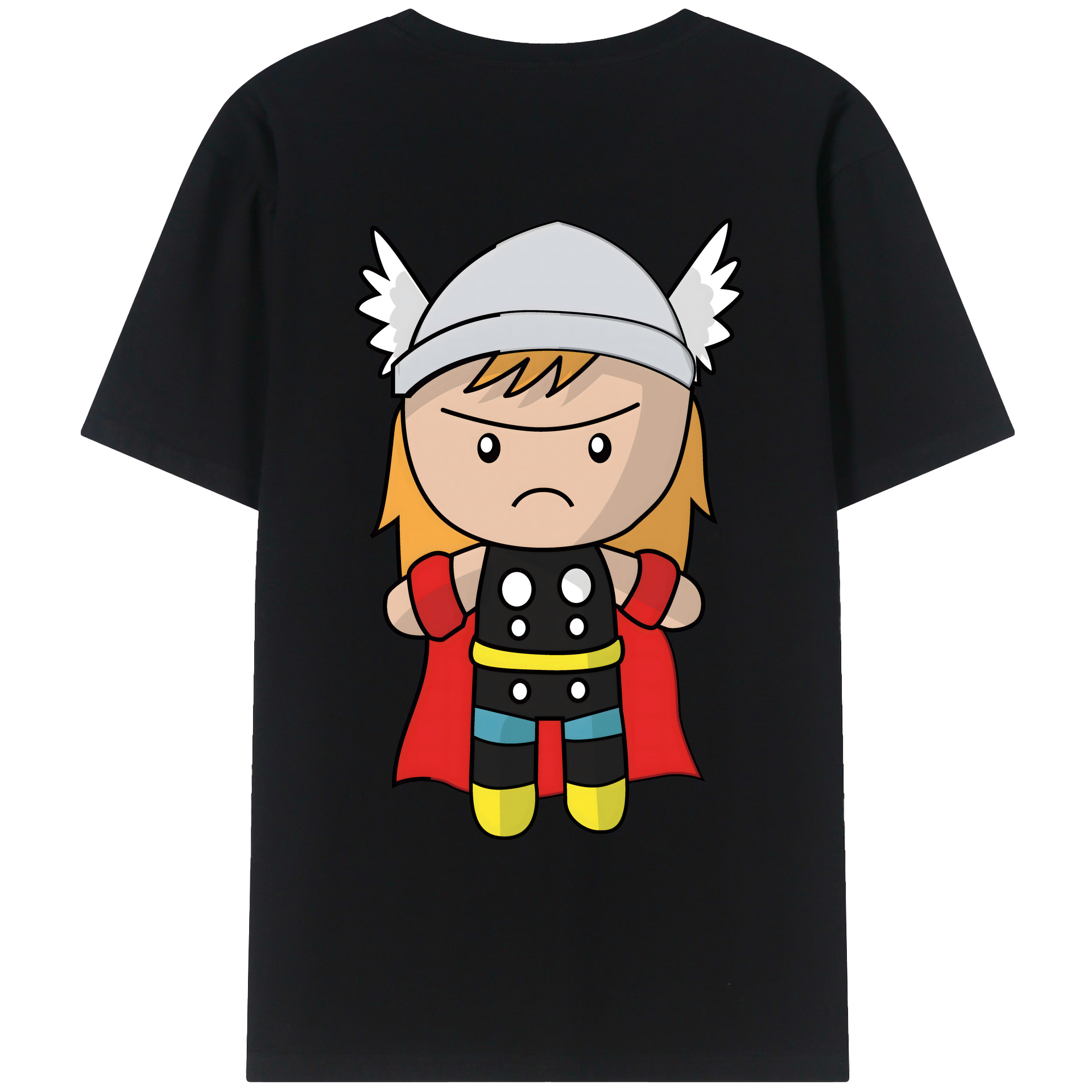 （画像用） アベンジャーズ The Avengers 綿100％ メンズ半袖Tシャツ（バックプリント） 通気性