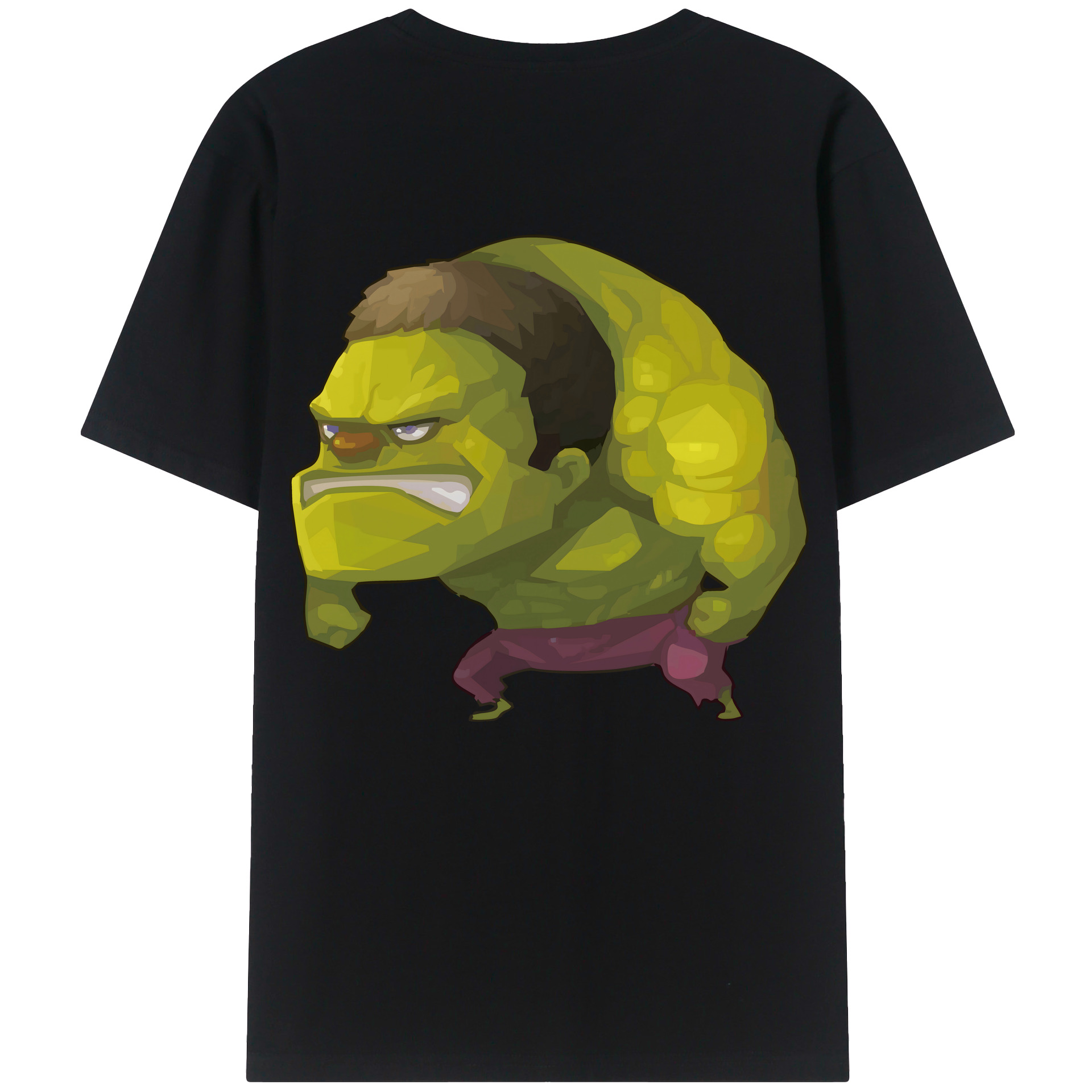 （画像用） アベンジャーズ The Avengers 綿100％ メンズ半袖Tシャツ（バックプリント） 通気性