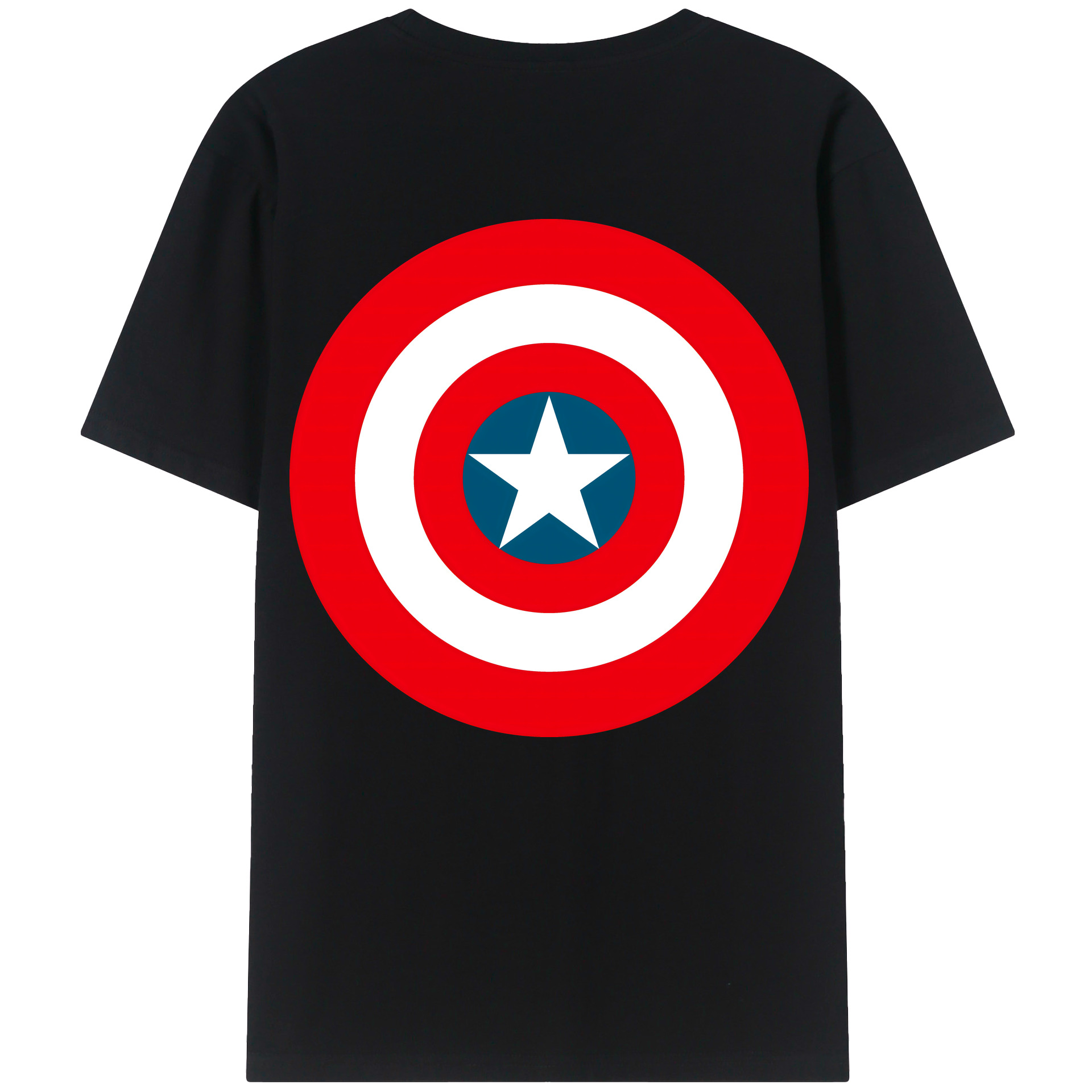 （画像用） アベンジャーズ The Avengers 綿100％ メンズ半袖Tシャツ（バックプリント） 通気性