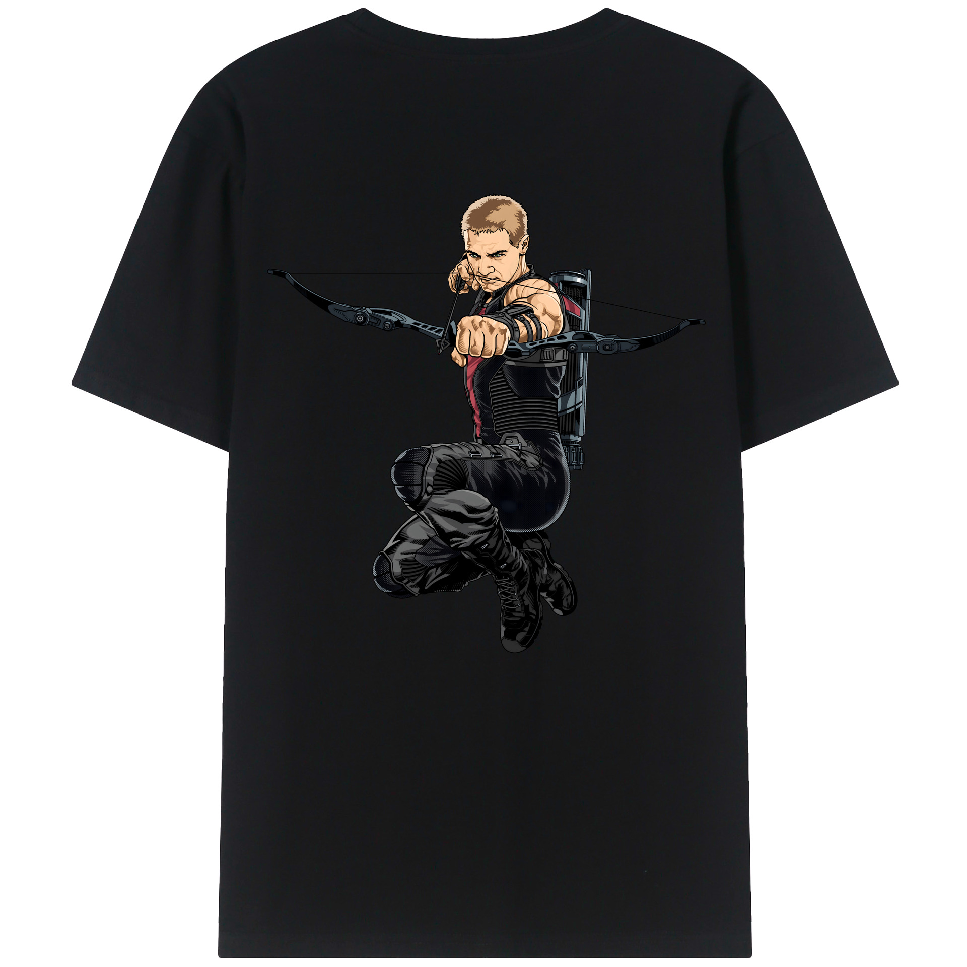 （画像用） アベンジャーズ The Avengers 綿100％ メンズ半袖Tシャツ（バックプリント） 通気性