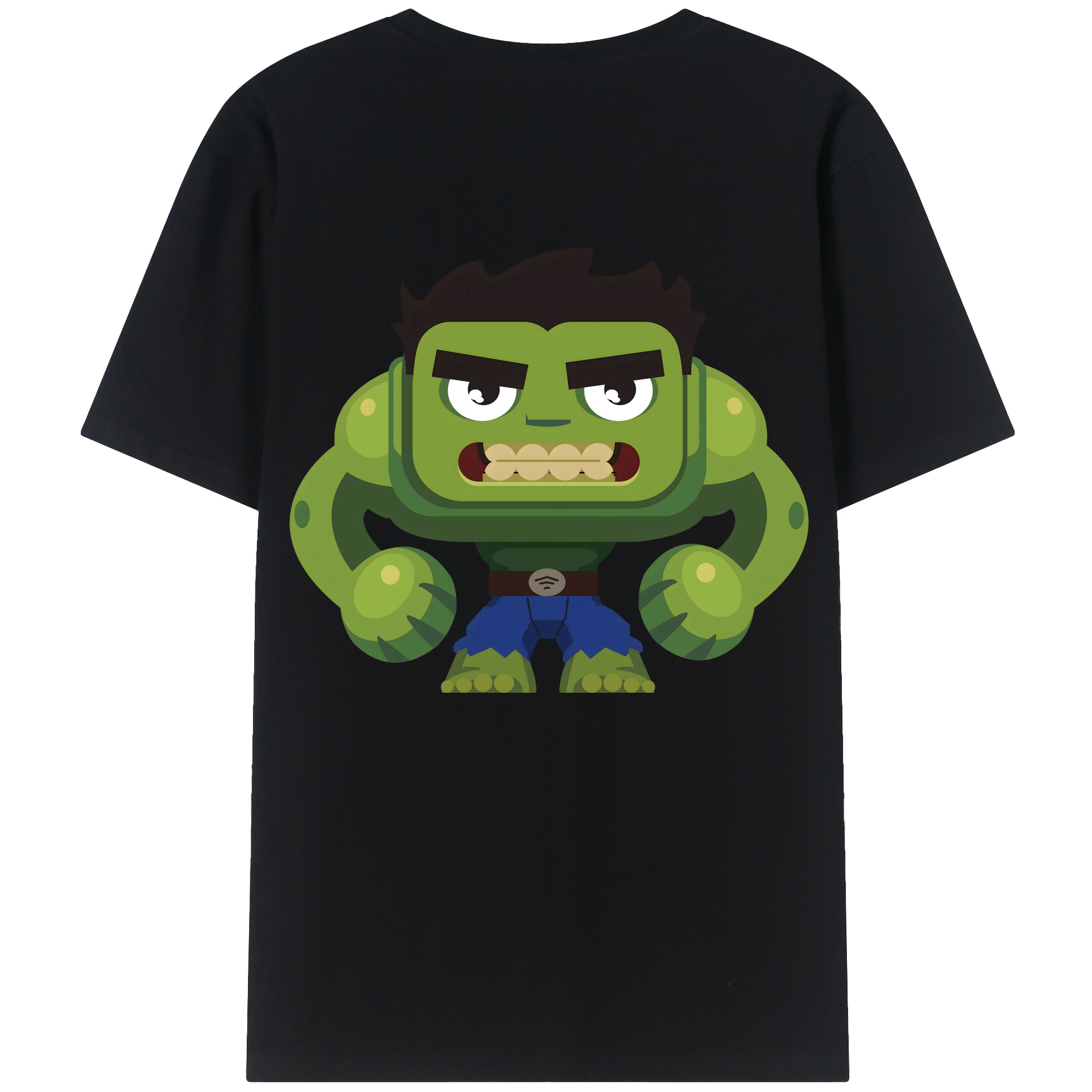 （画像用） アベンジャーズ The Avengers 綿100％ メンズ半袖Tシャツ（バックプリント） 通気性
