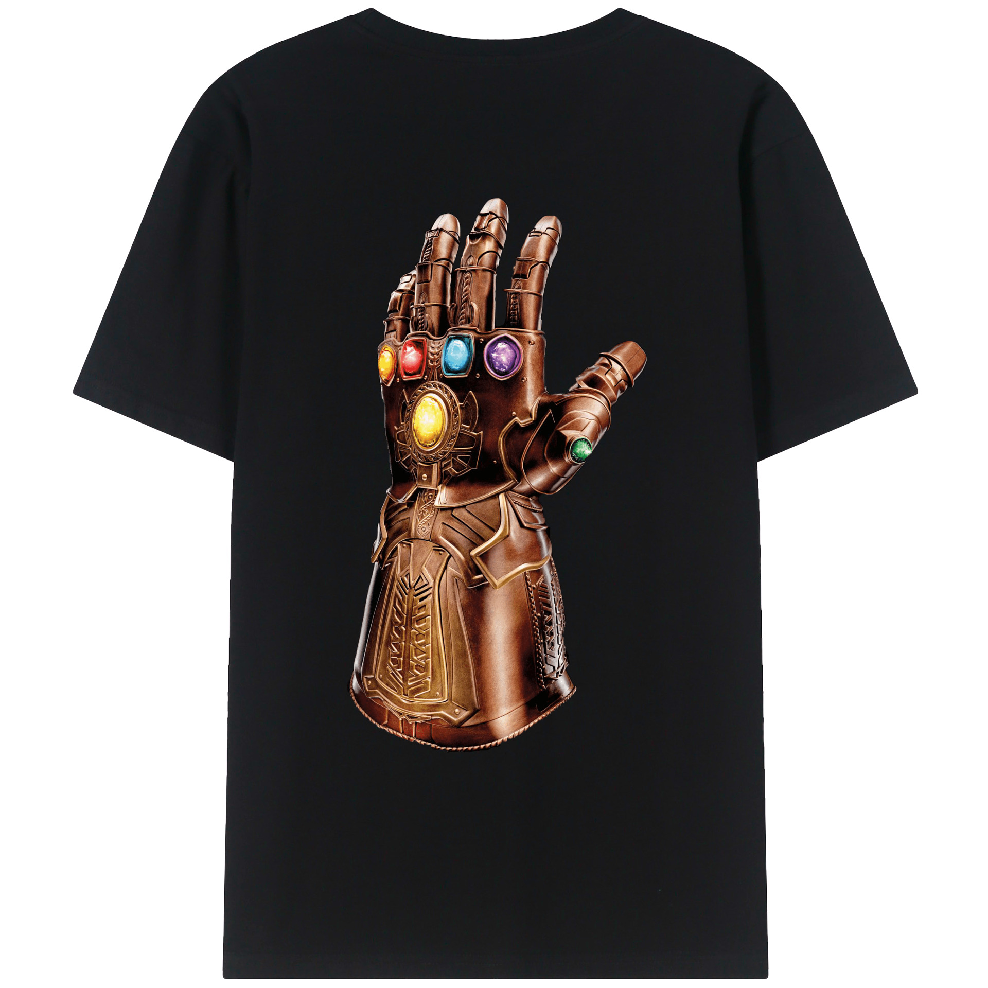 （画像用） アベンジャーズ The Avengers 綿100％ メンズ半袖Tシャツ（バックプリント） 通気性