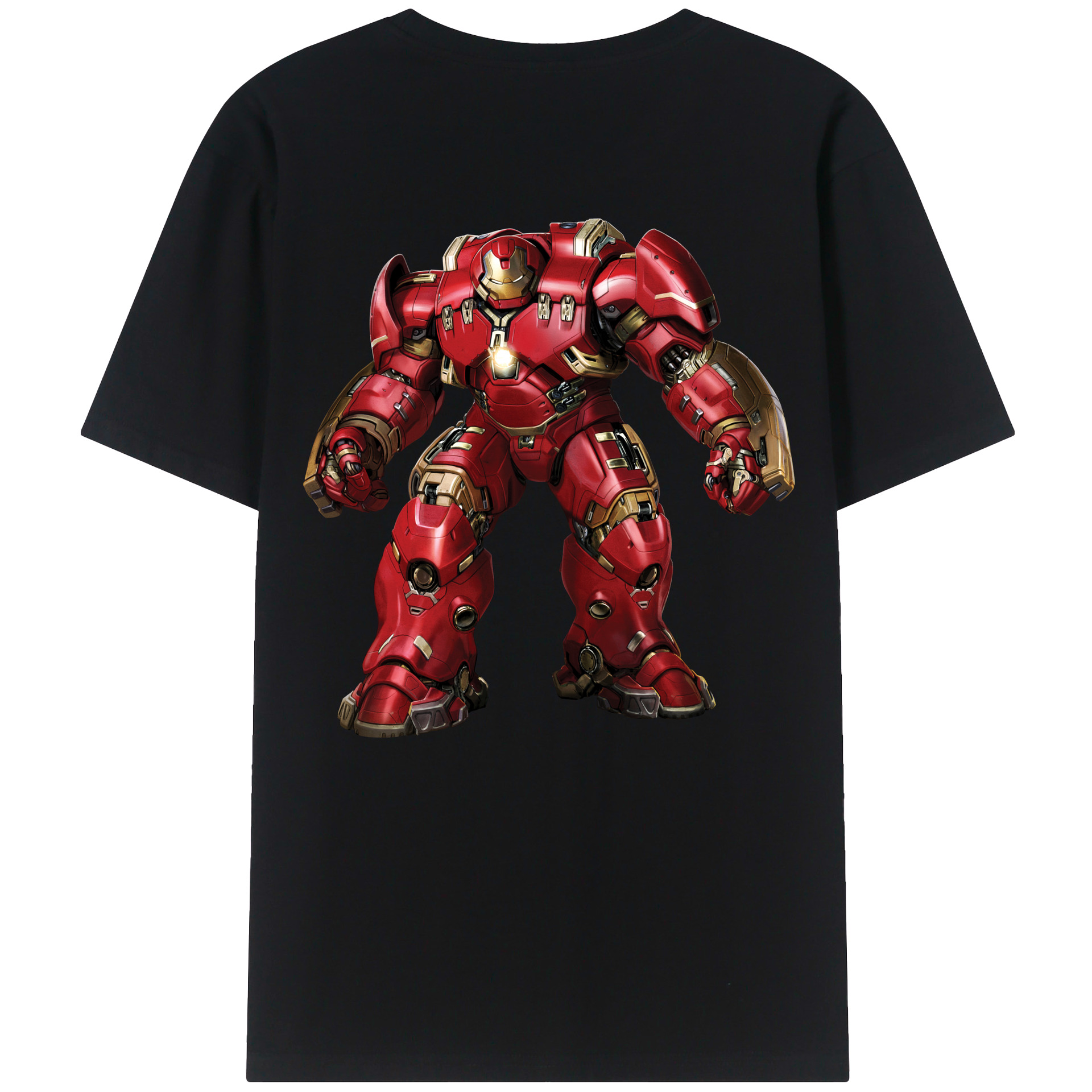 （画像用） アベンジャーズ The Avengers 綿100％ メンズ半袖Tシャツ（バックプリント） 通気性