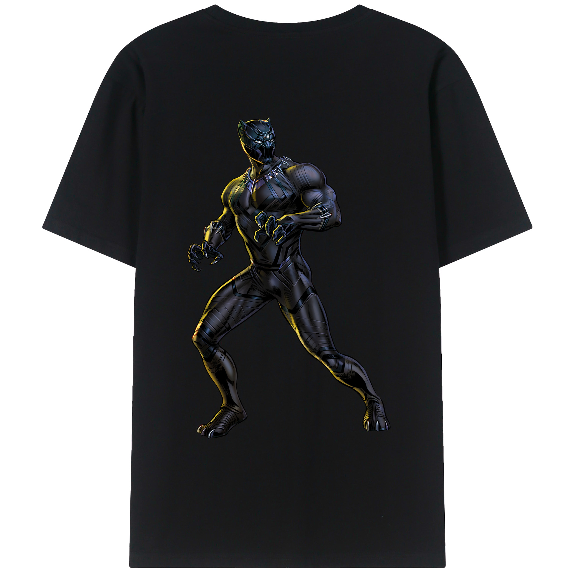 （画像用） アベンジャーズ The Avengers 綿100％ メンズ半袖Tシャツ（バックプリント） 通気性