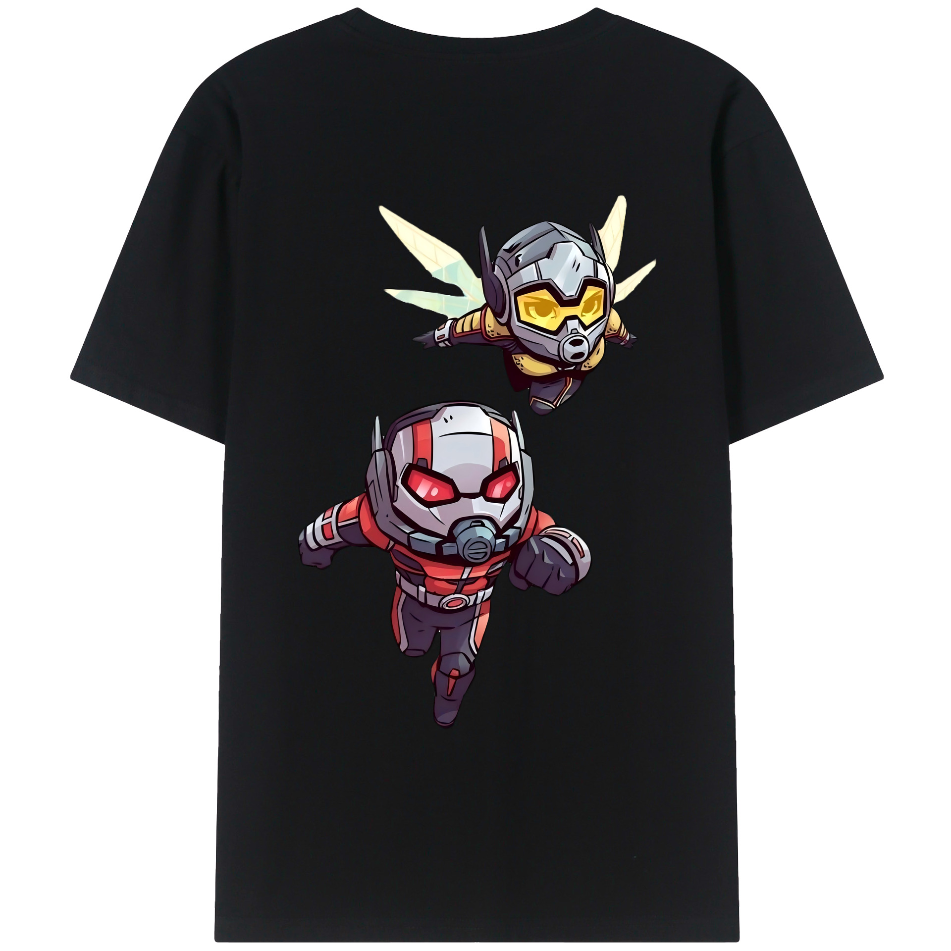 （画像用） アベンジャーズ The Avengers 綿100％ メンズ半袖Tシャツ（バックプリント） 通気性