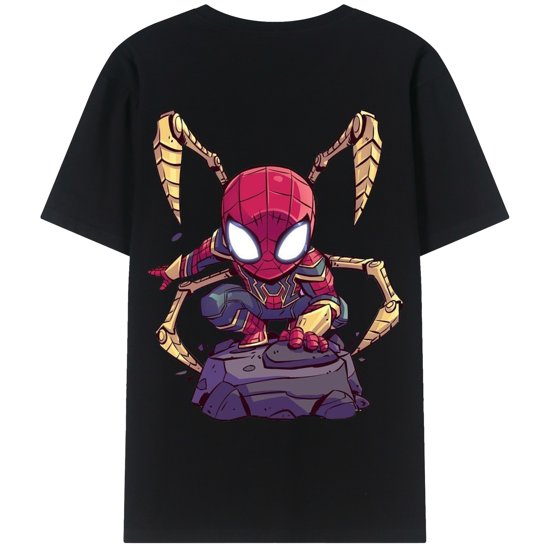 （画像用） アベンジャーズ The Avengers 綿100％ メンズ半袖Tシャツ（バックプリント） 通気性