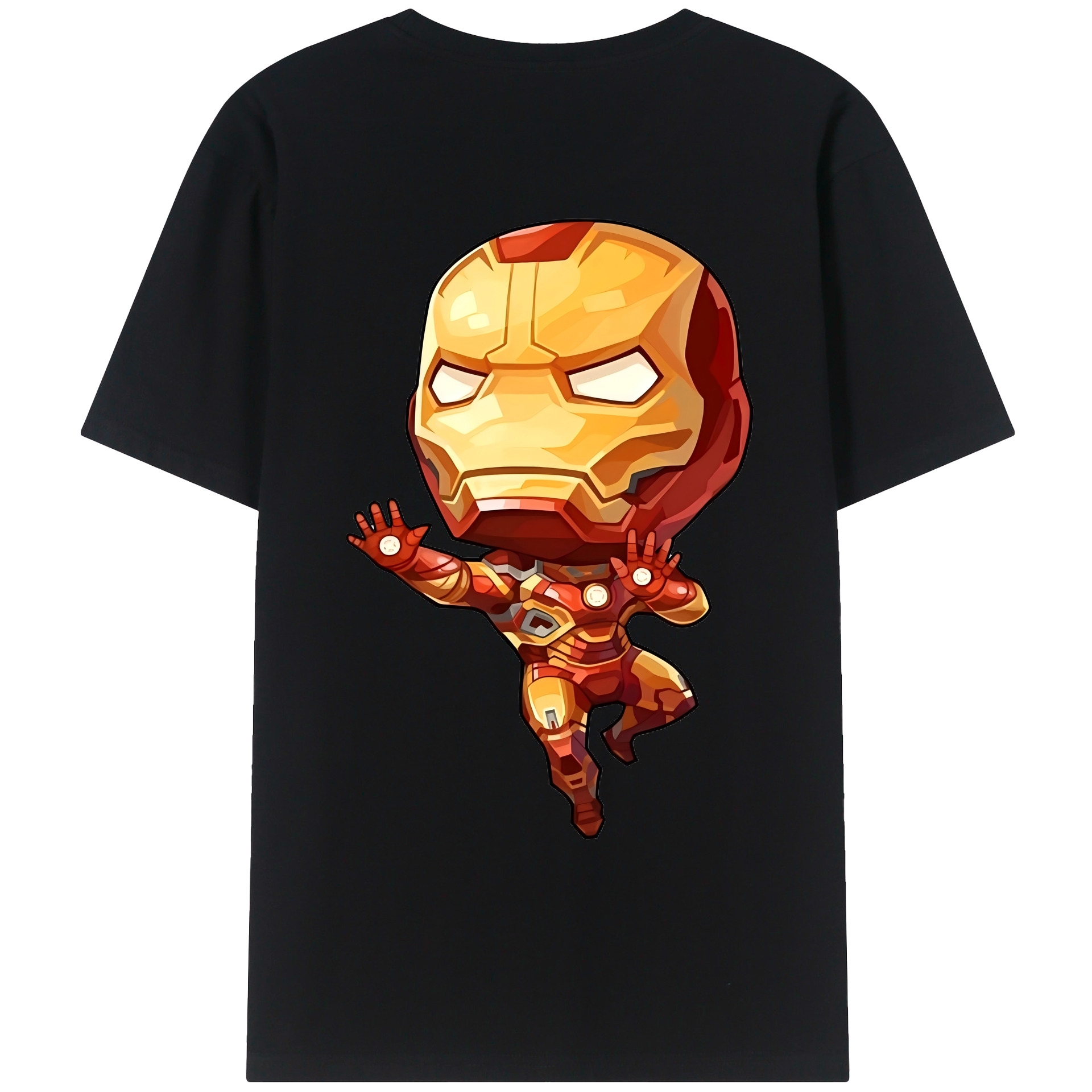 （画像用） アベンジャーズ The Avengers 綿100％ メンズ半袖Tシャツ（バックプリント） 通気性