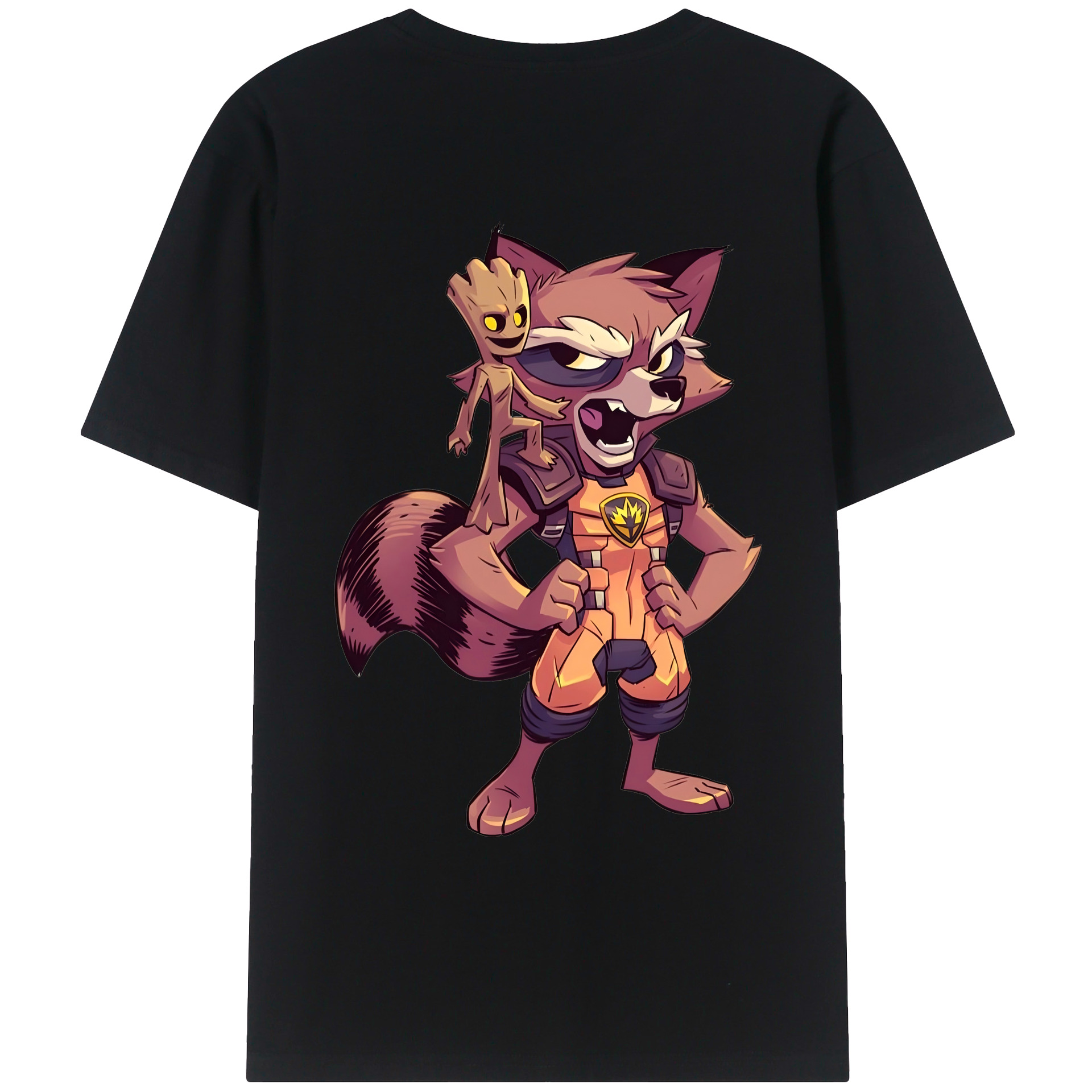 （画像用） アベンジャーズ The Avengers 綿100％ メンズ半袖Tシャツ（バックプリント） 通気性