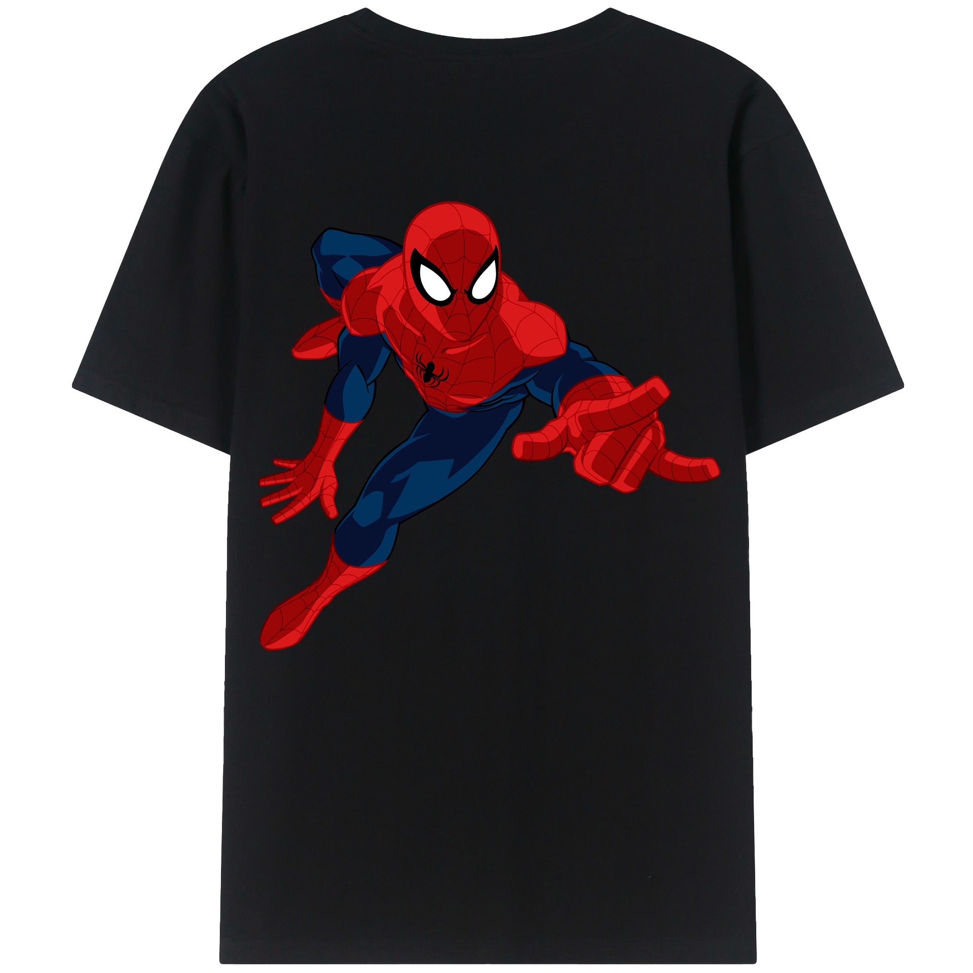 （画像用） アベンジャーズ The Avengers 綿100％ メンズ半袖Tシャツ（バックプリント） 通気性