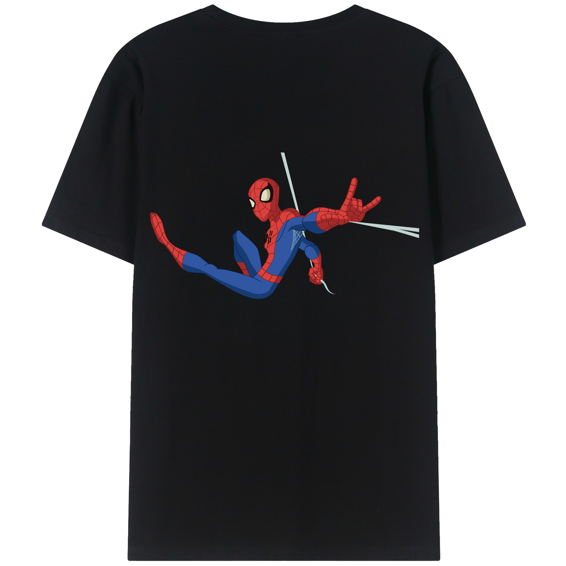 （画像用） アベンジャーズ The Avengers 綿100％ メンズ半袖Tシャツ（バックプリント） 通気性