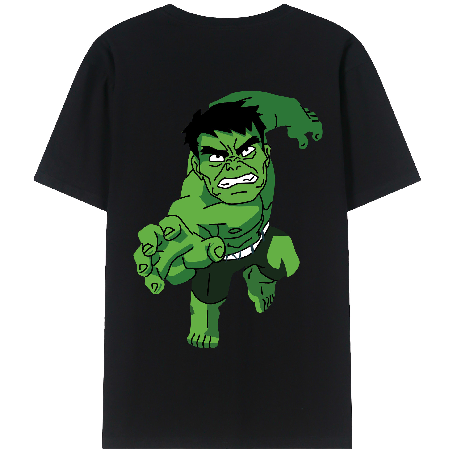（画像用） アベンジャーズ The Avengers 綿100％ メンズ半袖Tシャツ（バックプリント） 通気性