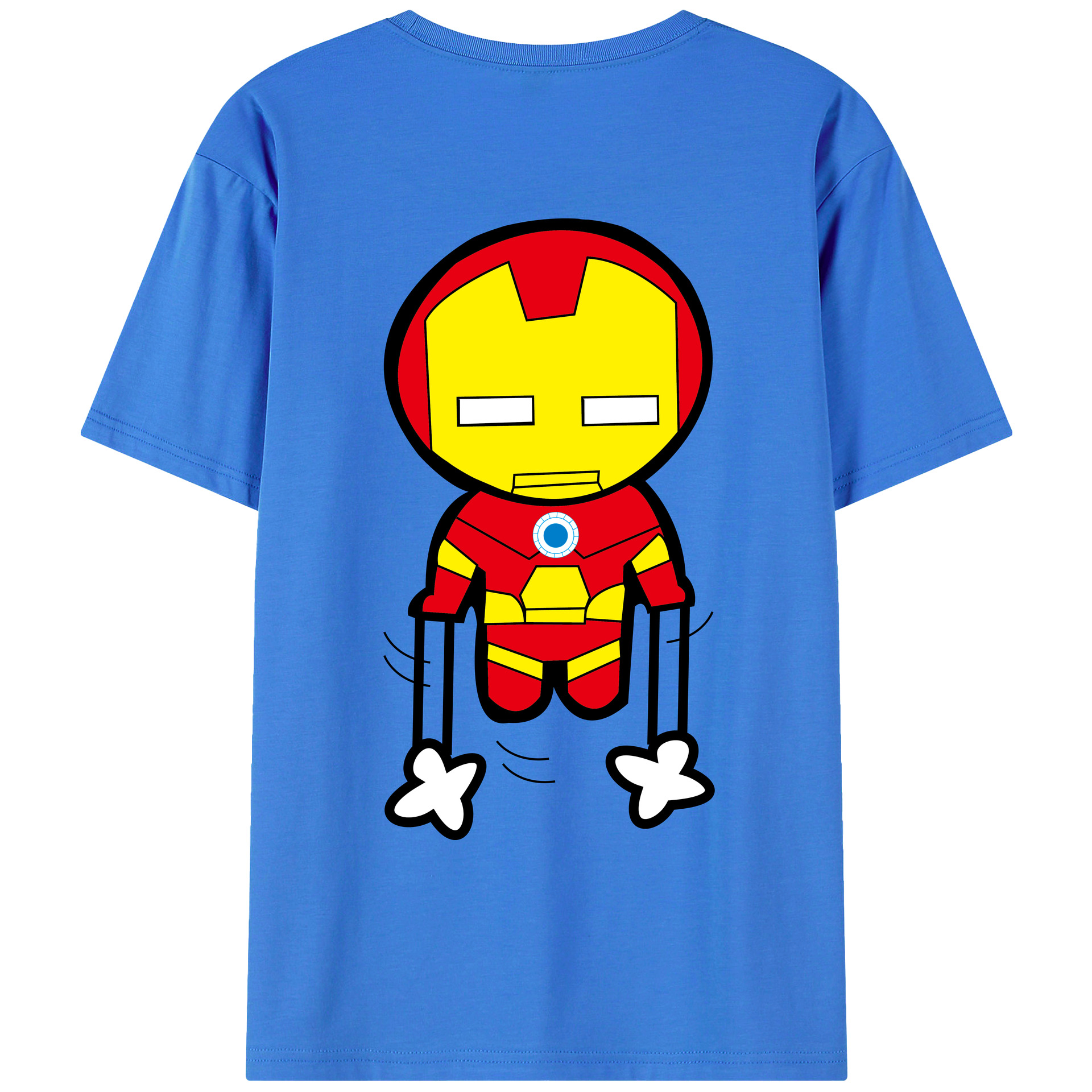（画像用） アベンジャーズ The Avengers 綿100％ メンズ半袖Tシャツ（バックプリント） 通気性