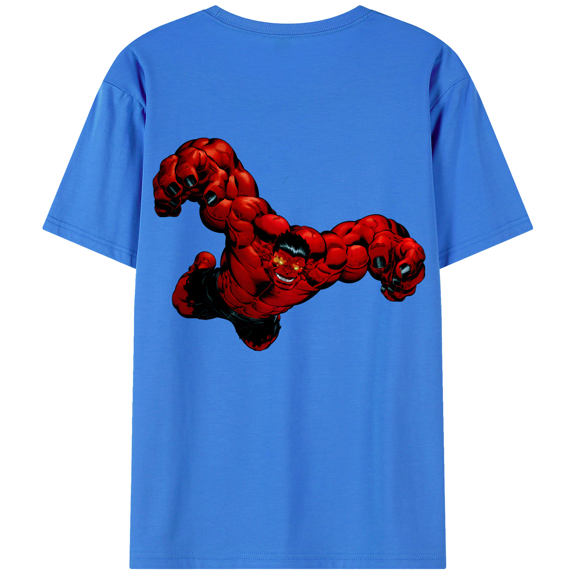（画像用） アベンジャーズ The Avengers 綿100％ メンズ半袖Tシャツ（バックプリント） 通気性