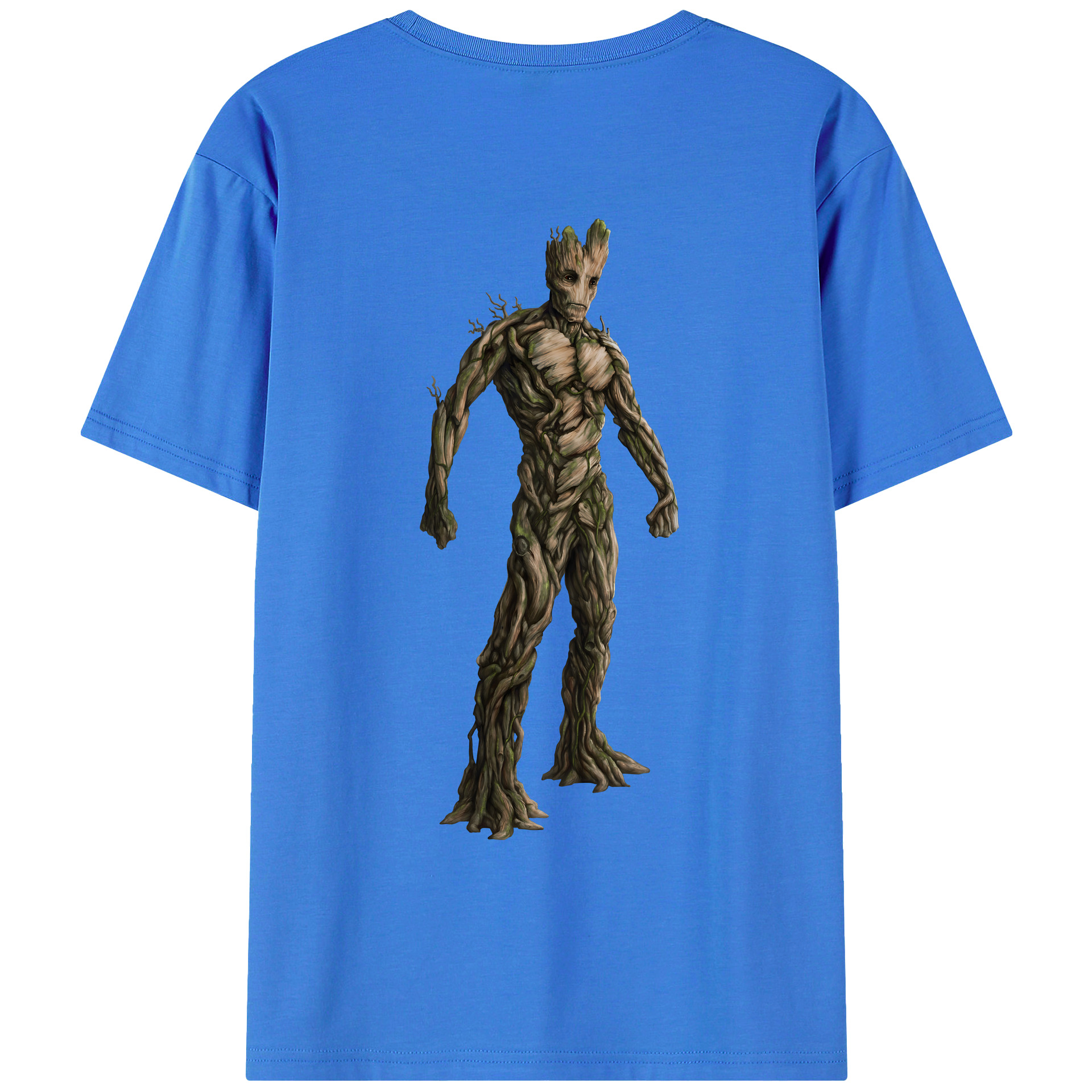 （画像用） アベンジャーズ The Avengers 綿100％ メンズ半袖Tシャツ（バックプリント） 通気性