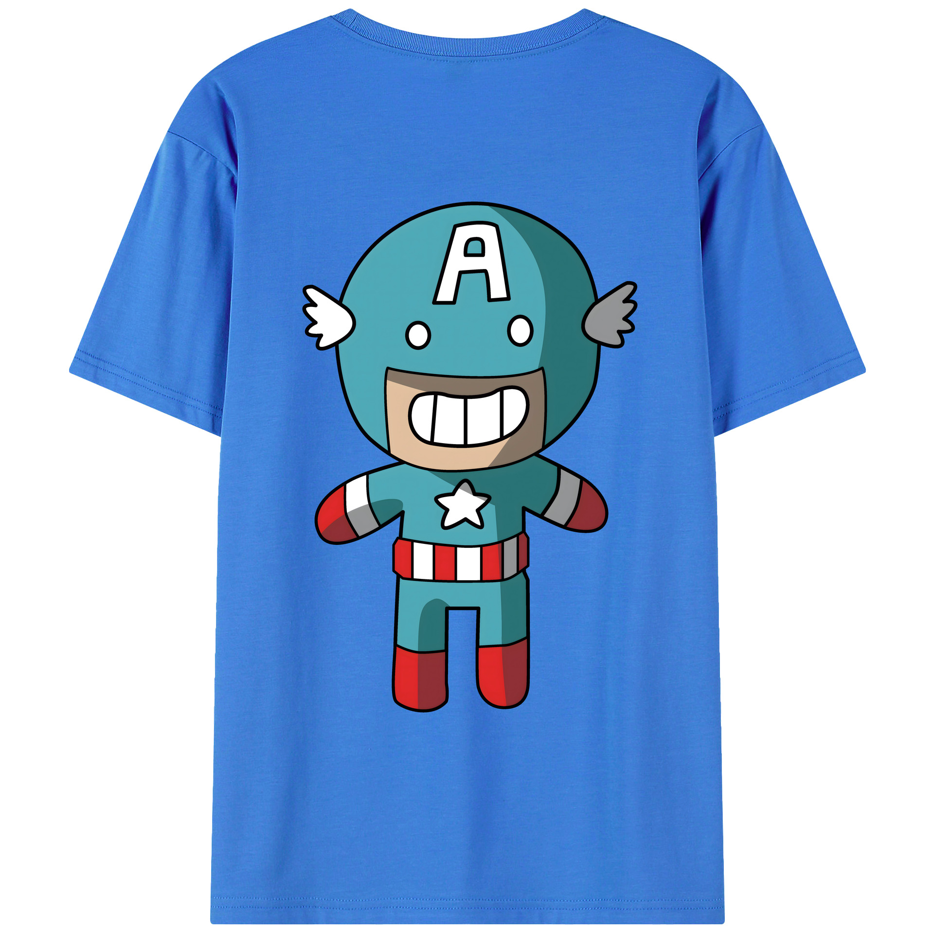 （画像用） アベンジャーズ The Avengers 綿100％ メンズ半袖Tシャツ（バックプリント） 通気性