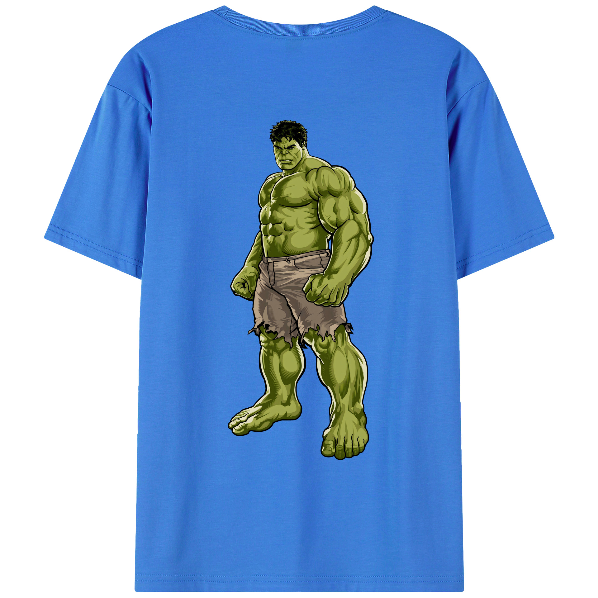 （画像用） アベンジャーズ The Avengers 綿100％ メンズ半袖Tシャツ（バックプリント） 通気性