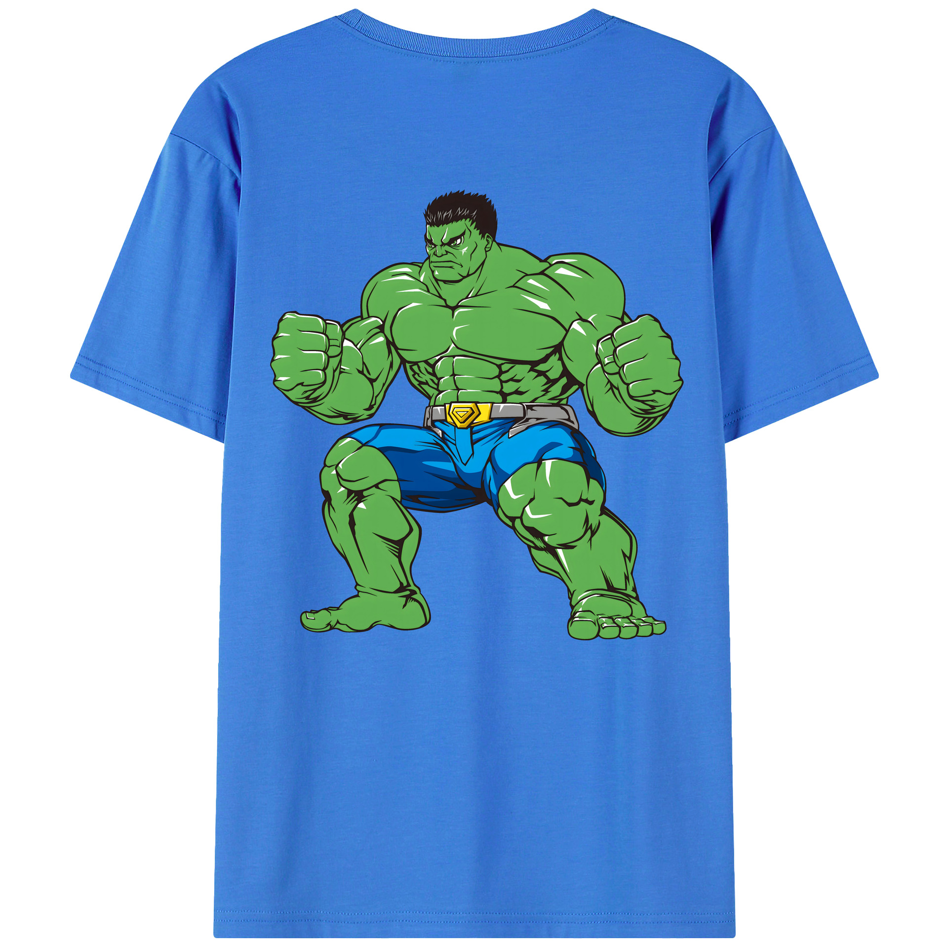 （画像用） アベンジャーズ The Avengers 綿100％ メンズ半袖Tシャツ（バックプリント） 通気性