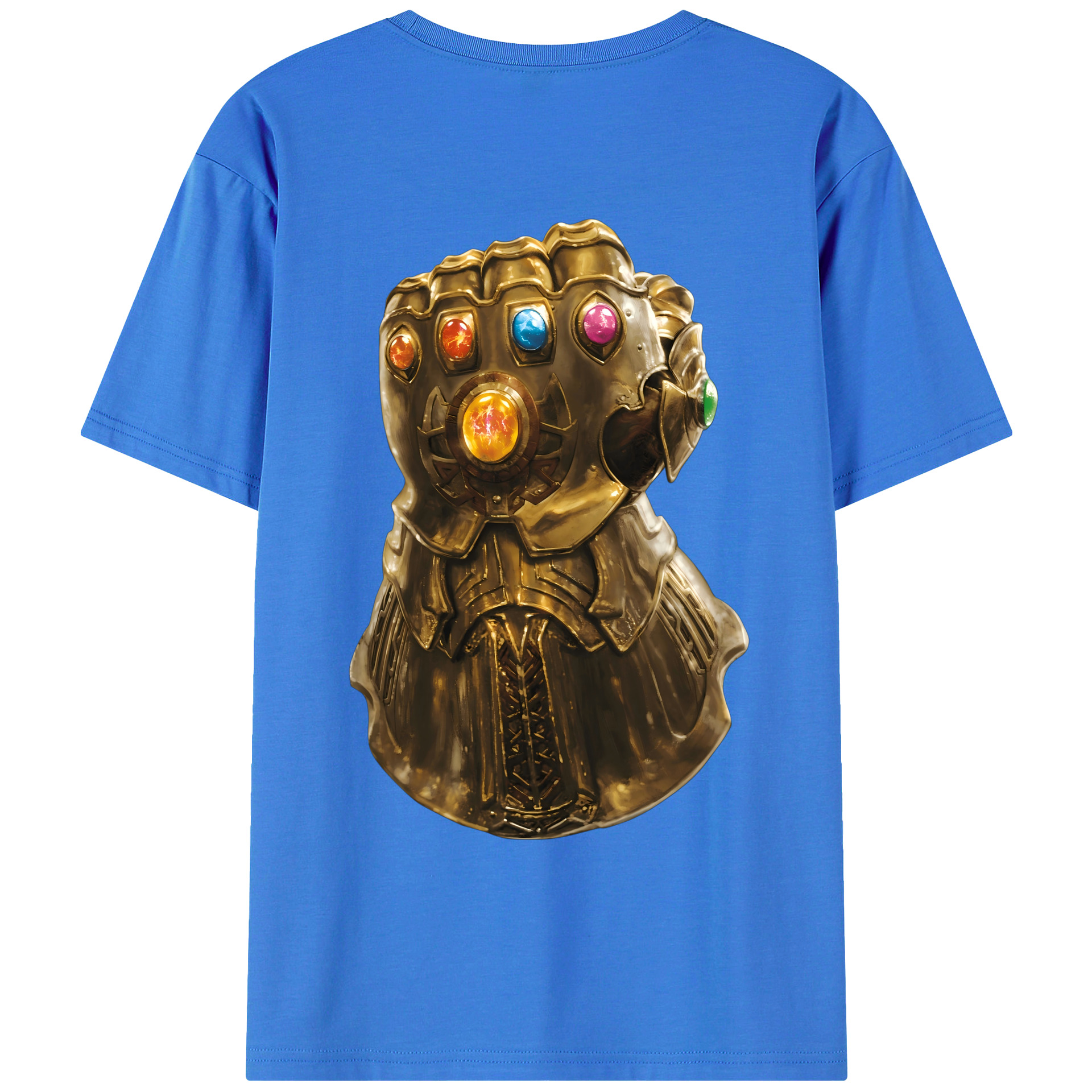 （画像用） アベンジャーズ The Avengers 綿100％ メンズ半袖Tシャツ（バックプリント） 通気性