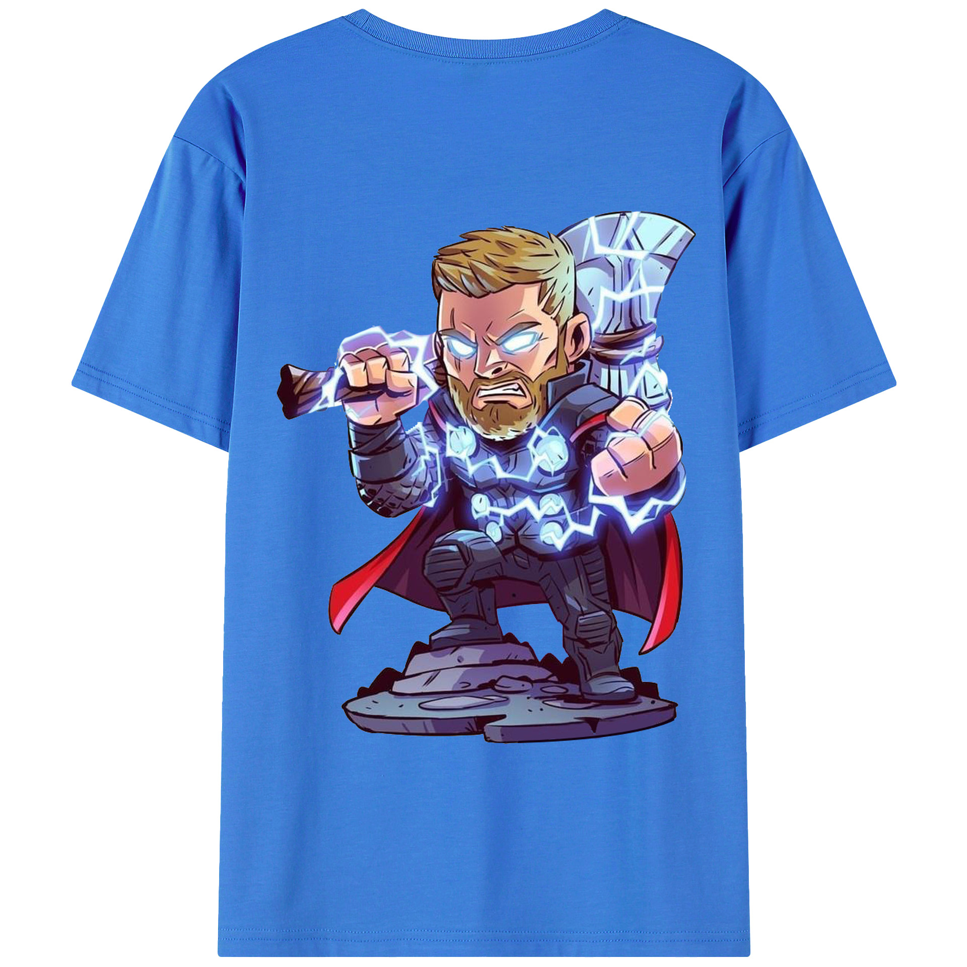 （画像用） アベンジャーズ The Avengers 綿100％ メンズ半袖Tシャツ（バックプリント） 通気性