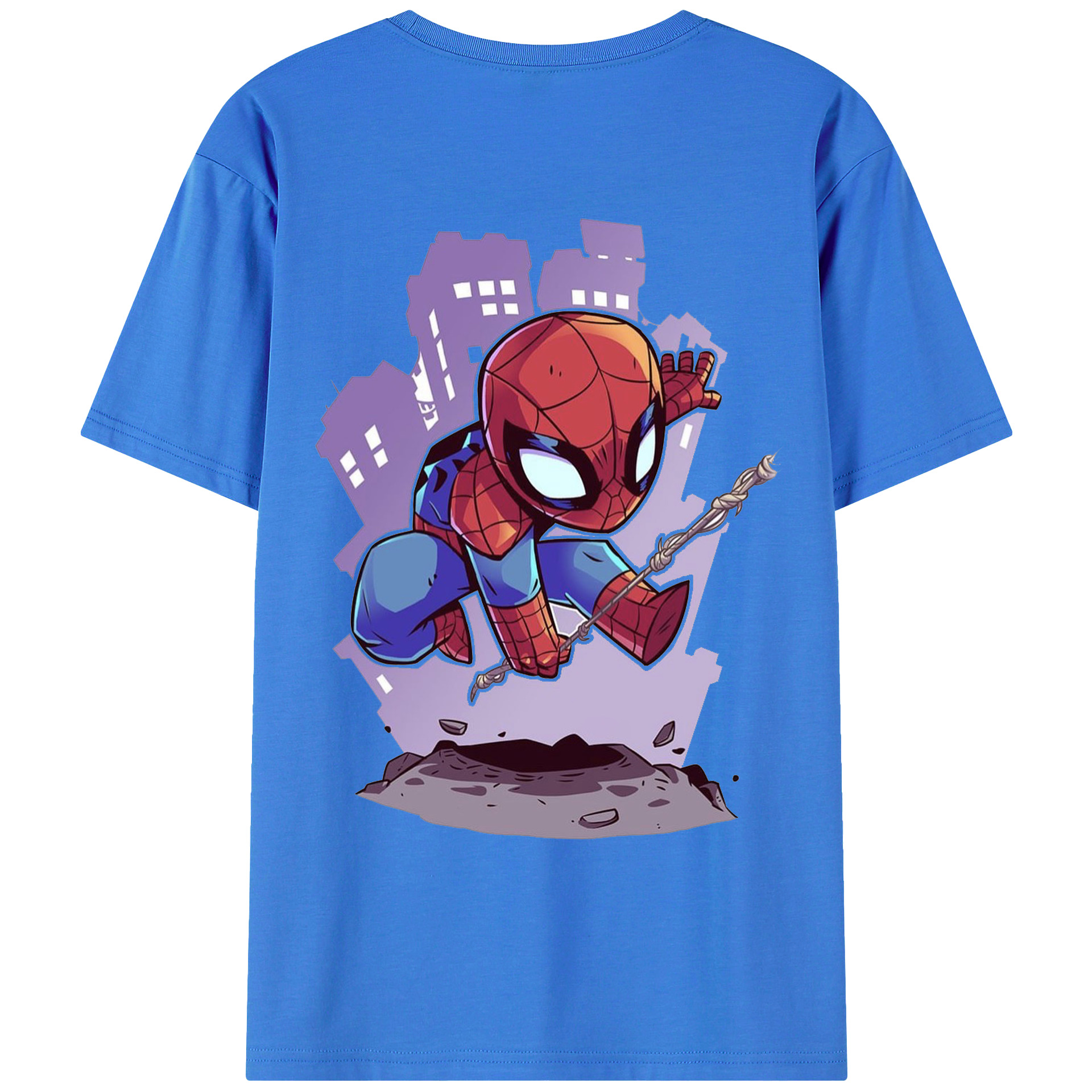 （画像用） アベンジャーズ The Avengers 綿100％ メンズ半袖Tシャツ（バックプリント） 通気性