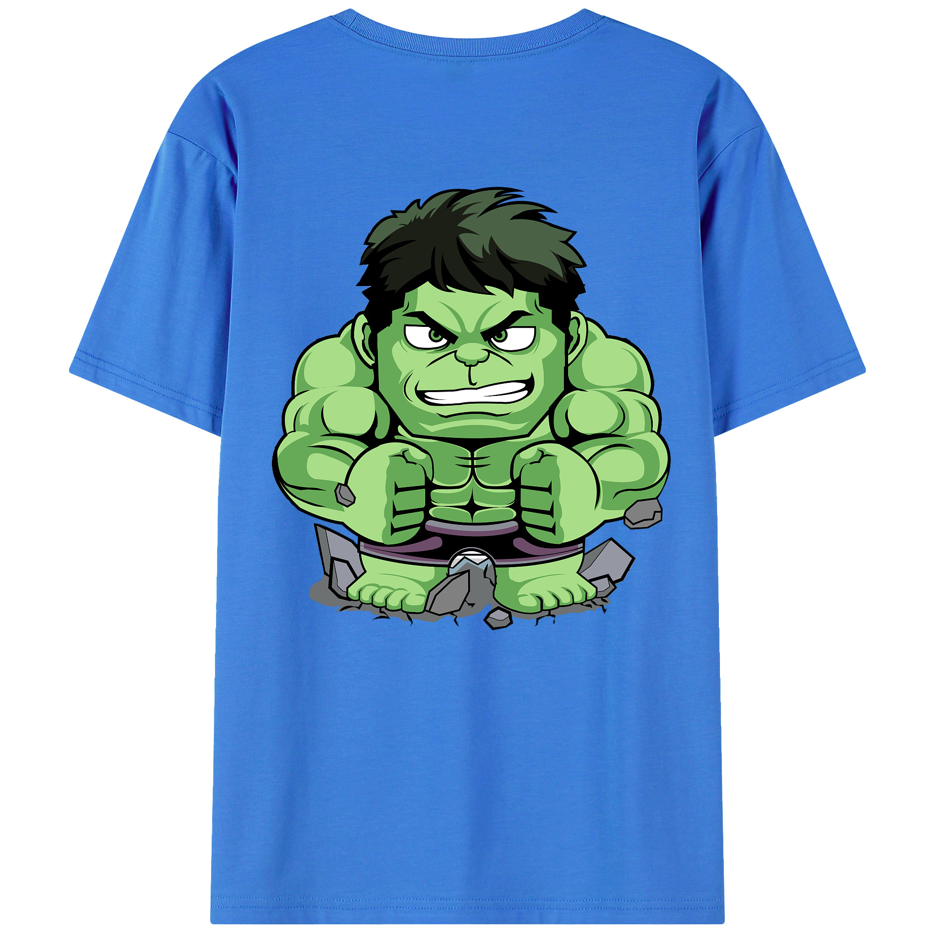 （画像用） アベンジャーズ The Avengers 綿100％ メンズ半袖Tシャツ（バックプリント） 通気性