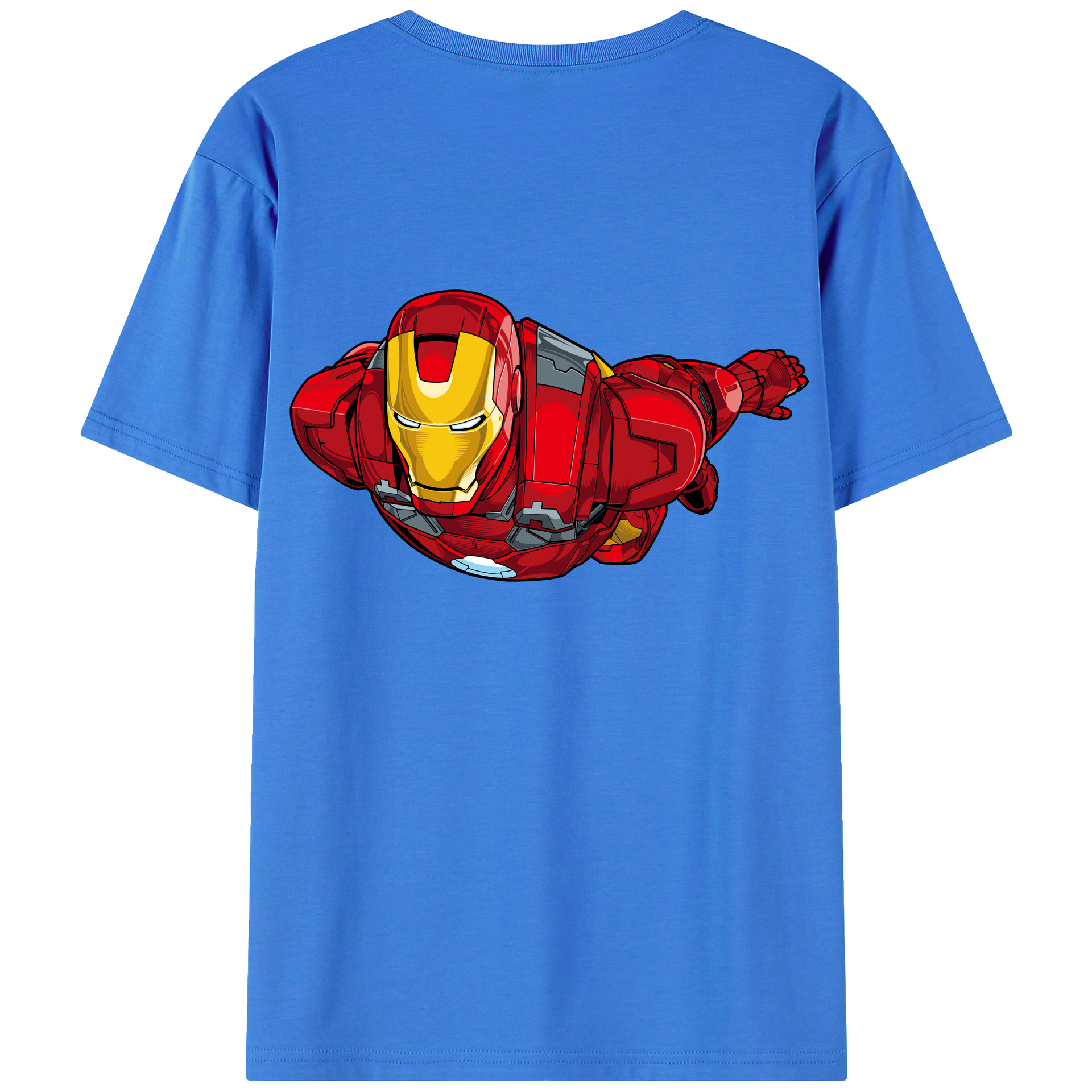 （画像用） アベンジャーズ The Avengers 綿100％ メンズ半袖Tシャツ（バックプリント） 通気性