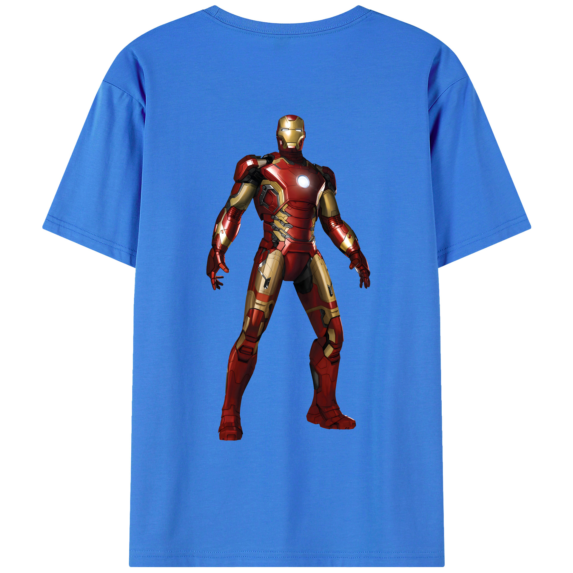 （画像用） アベンジャーズ The Avengers 綿100％ メンズ半袖Tシャツ（バックプリント） 通気性