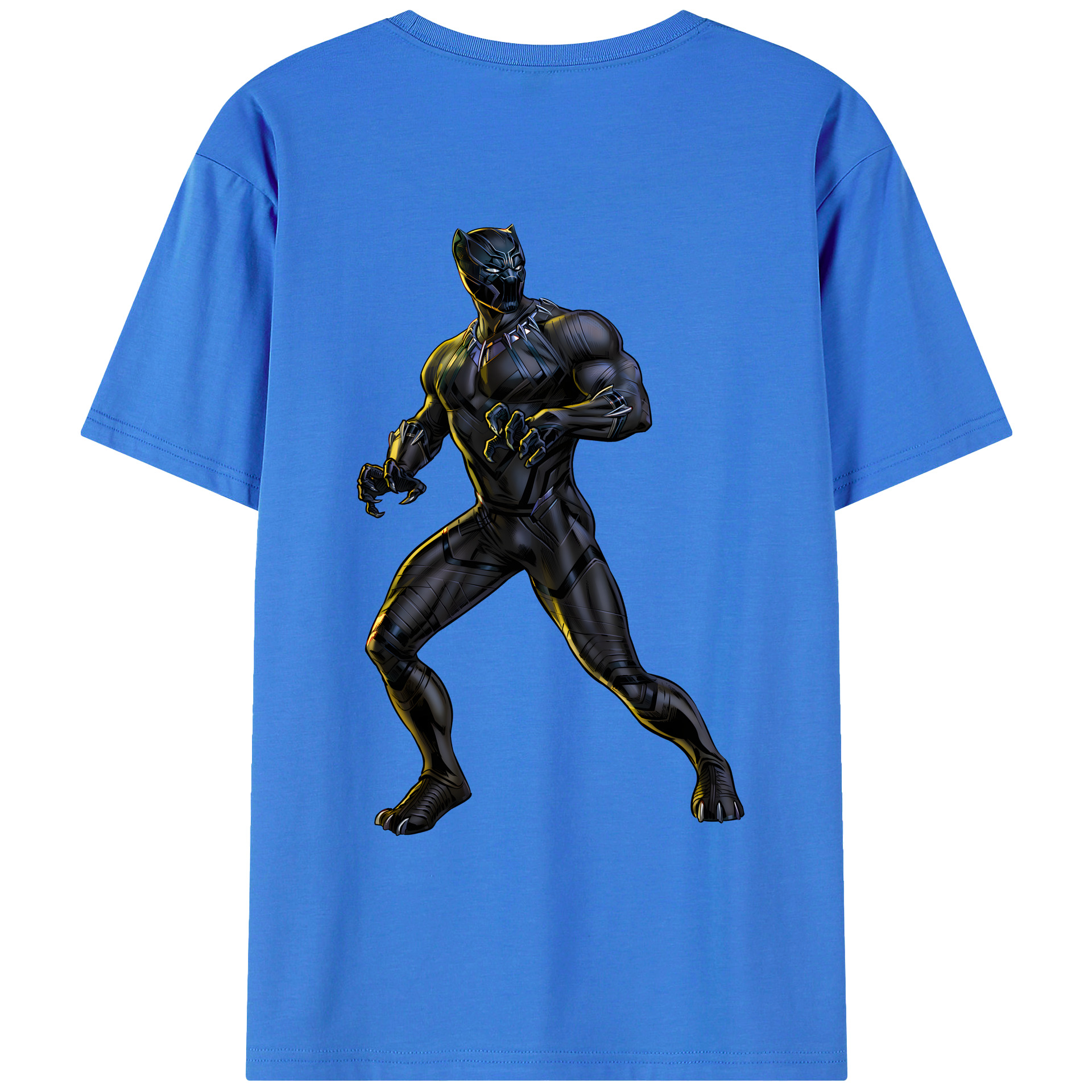 （画像用） アベンジャーズ The Avengers 綿100％ メンズ半袖Tシャツ（バックプリント） 通気性
