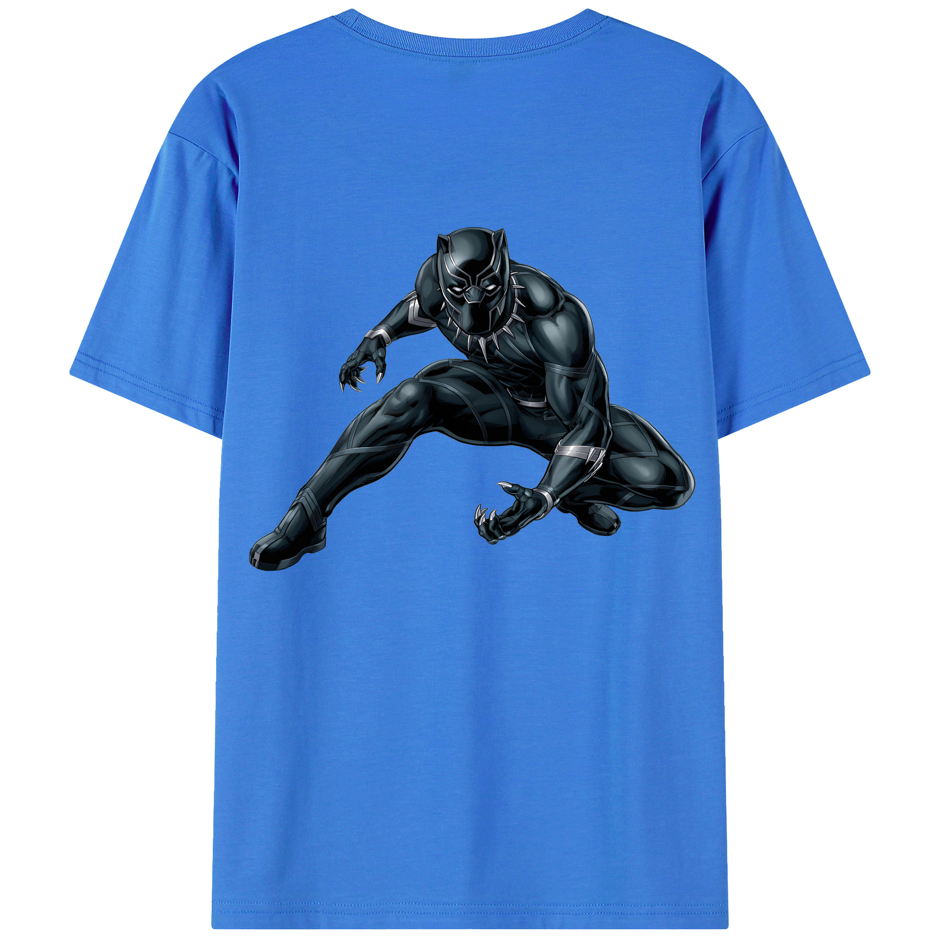 （画像用） アベンジャーズ The Avengers 綿100％ メンズ半袖Tシャツ（バックプリント） 通気性