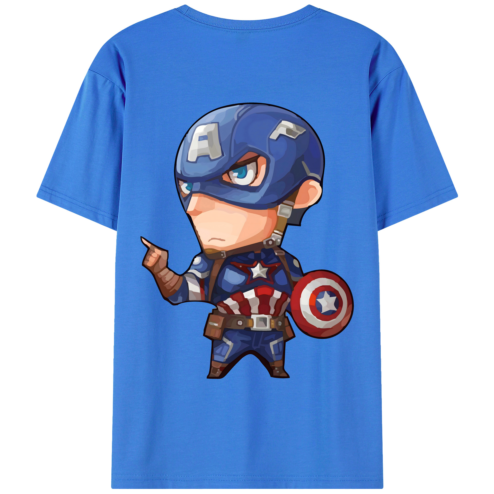 （画像用） アベンジャーズ The Avengers 綿100％ メンズ半袖Tシャツ（バックプリント） 通気性