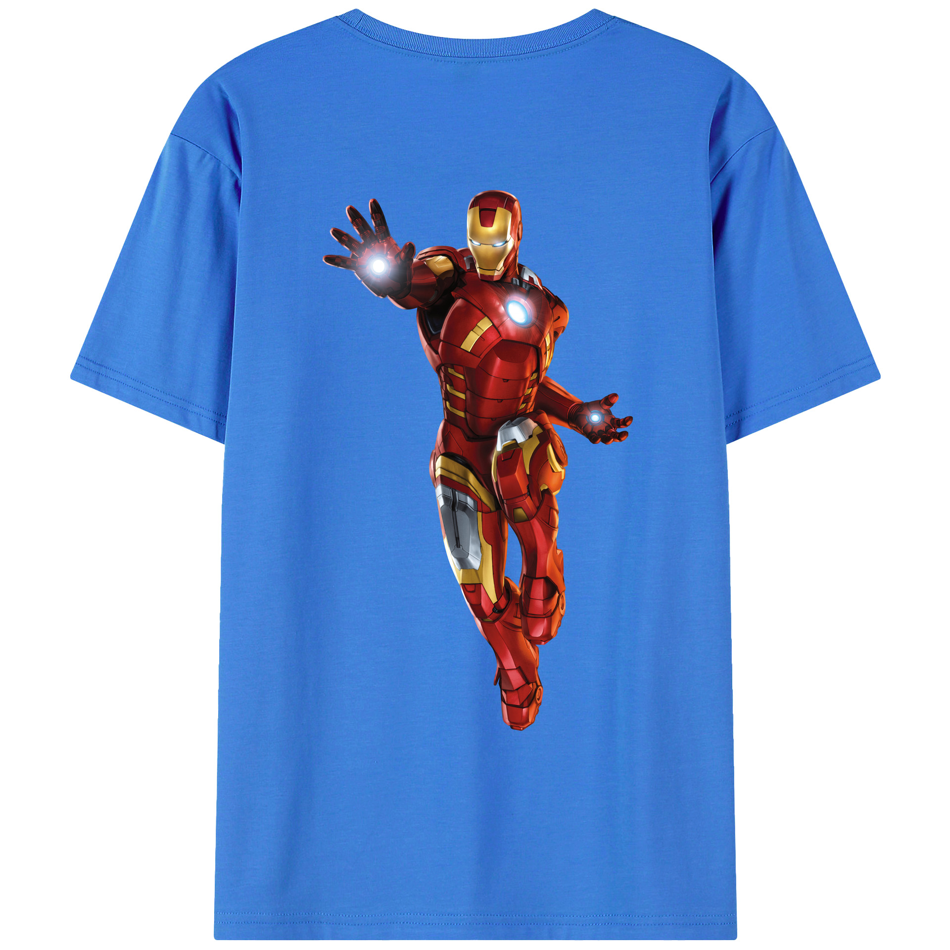 （画像用） アベンジャーズ The Avengers 綿100％ メンズ半袖Tシャツ（バックプリント） 通気性