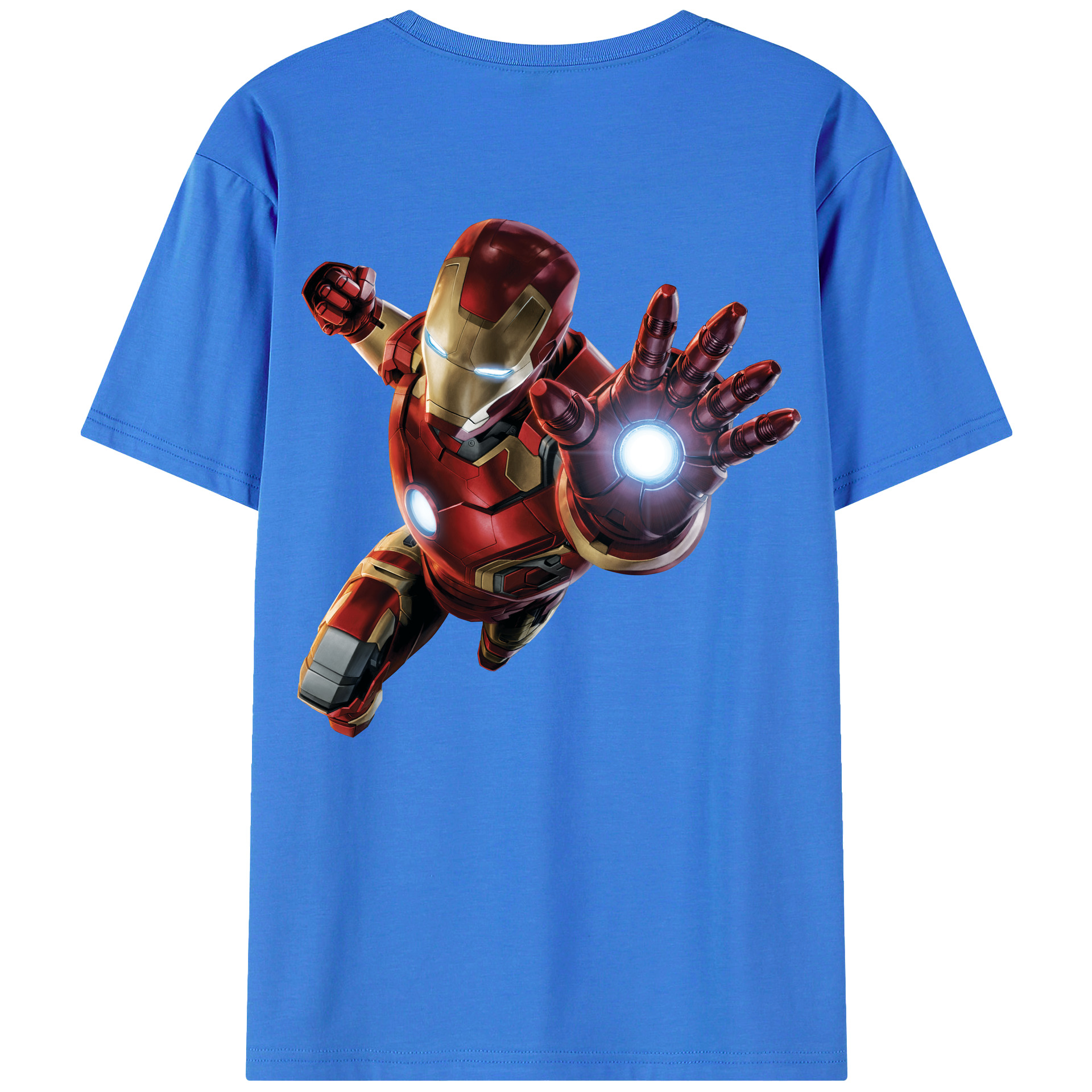 （画像用） アベンジャーズ The Avengers 綿100％ メンズ半袖Tシャツ（バックプリント） 通気性