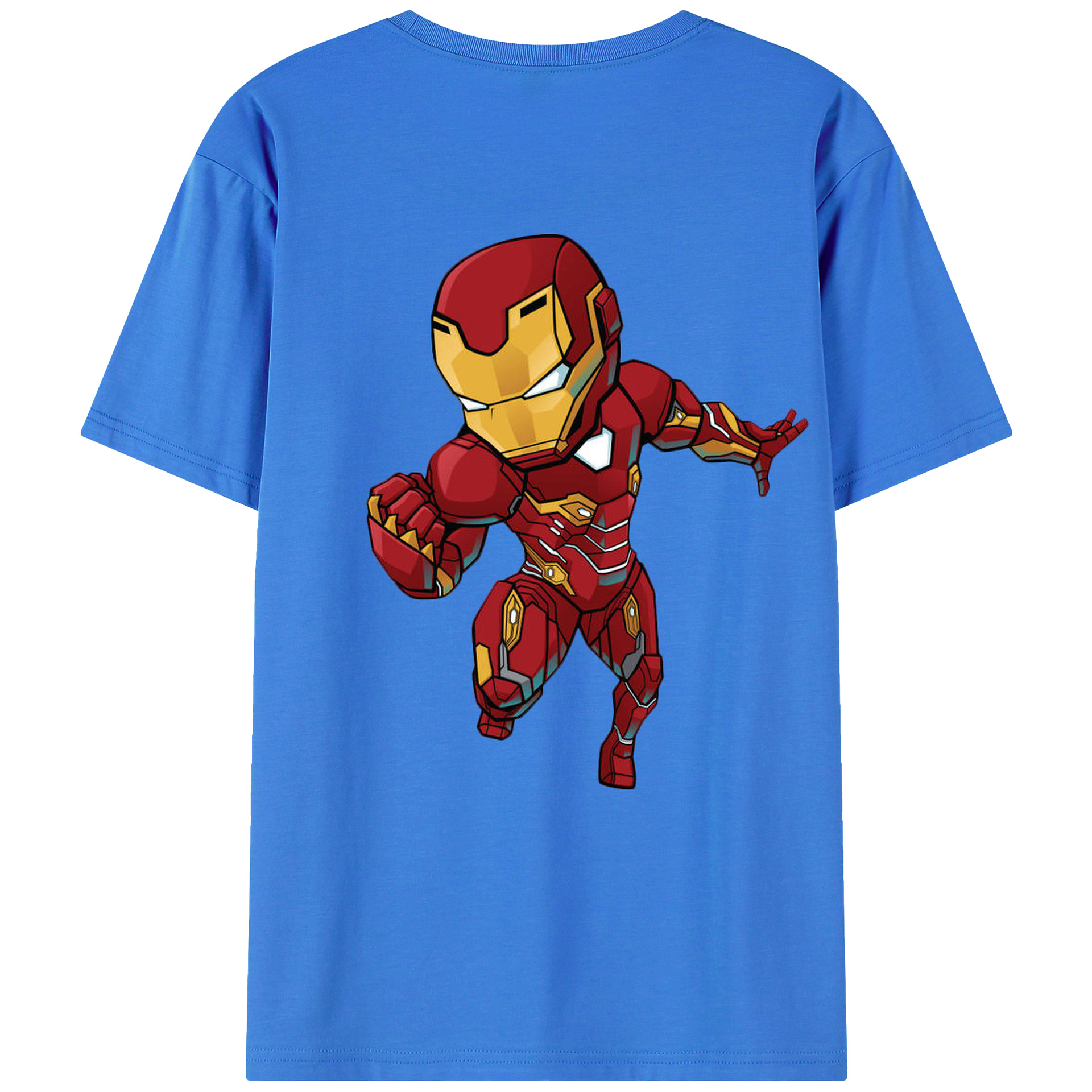 （画像用） アベンジャーズ The Avengers 綿100％ メンズ半袖Tシャツ（バックプリント） 通気性