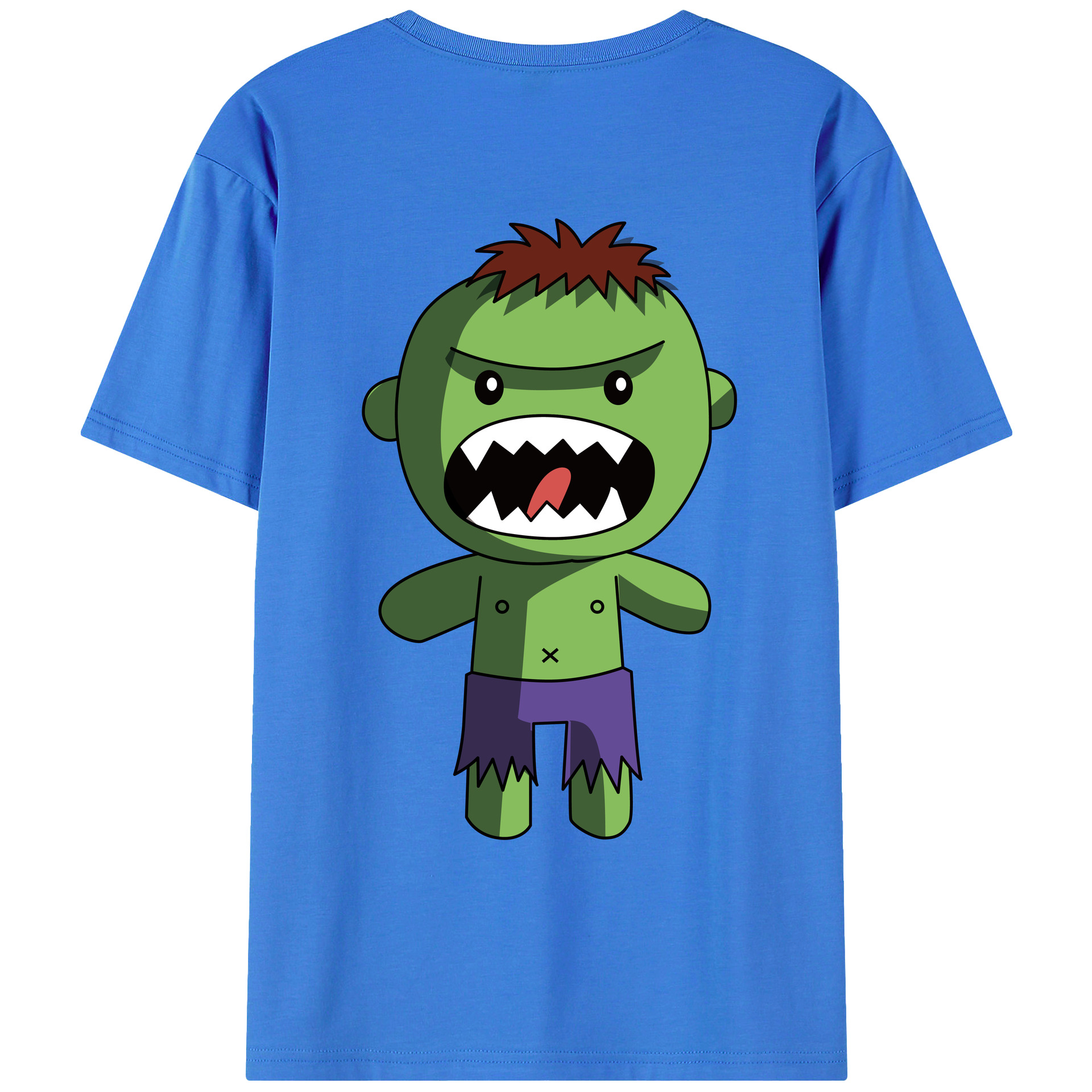 （画像用） アベンジャーズ The Avengers 綿100％ メンズ半袖Tシャツ（バックプリント） 通気性