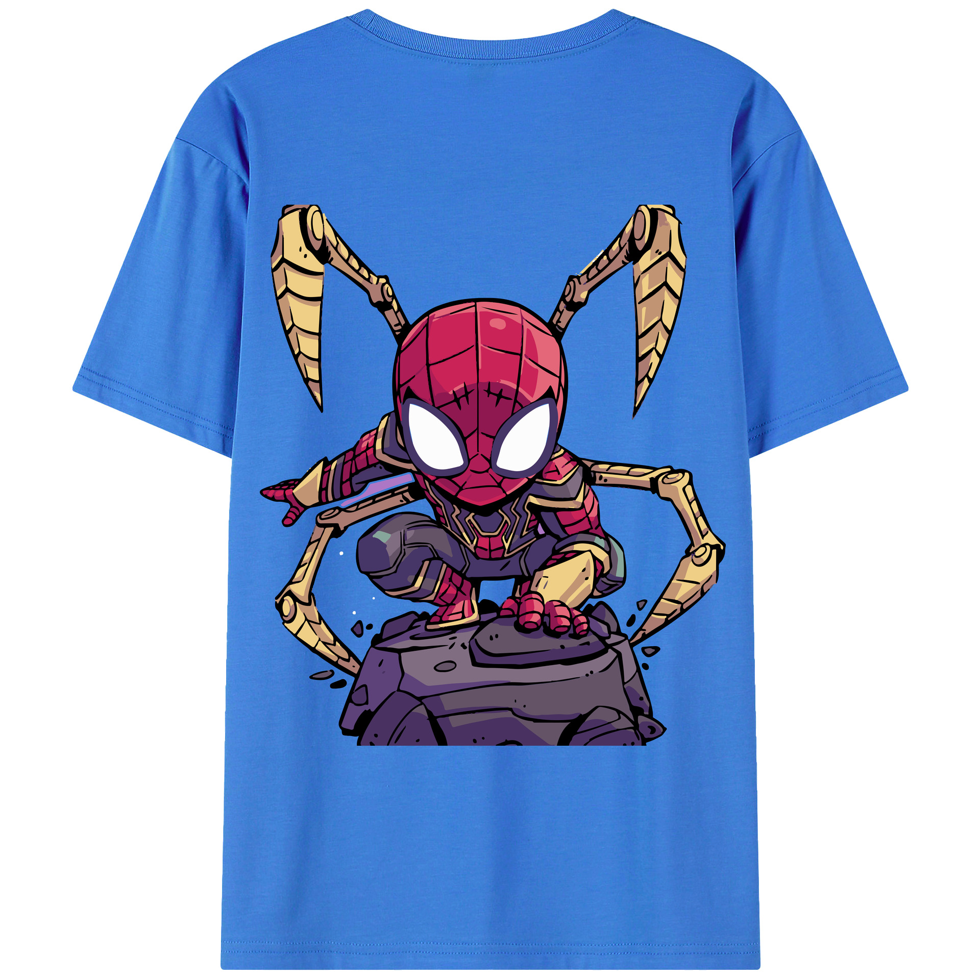 （画像用） アベンジャーズ The Avengers 綿100％ メンズ半袖Tシャツ（バックプリント） 通気性