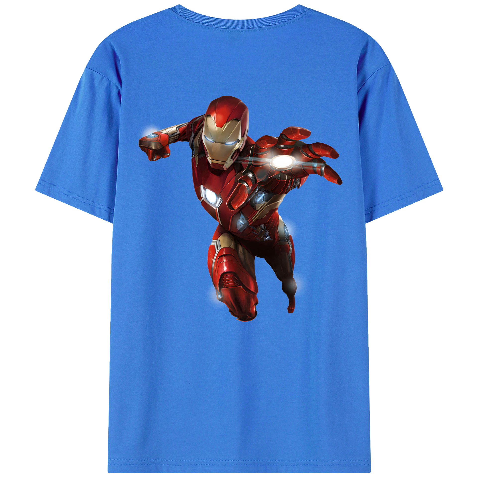 （画像用） アベンジャーズ The Avengers 綿100％ メンズ半袖Tシャツ（バックプリント） 通気性