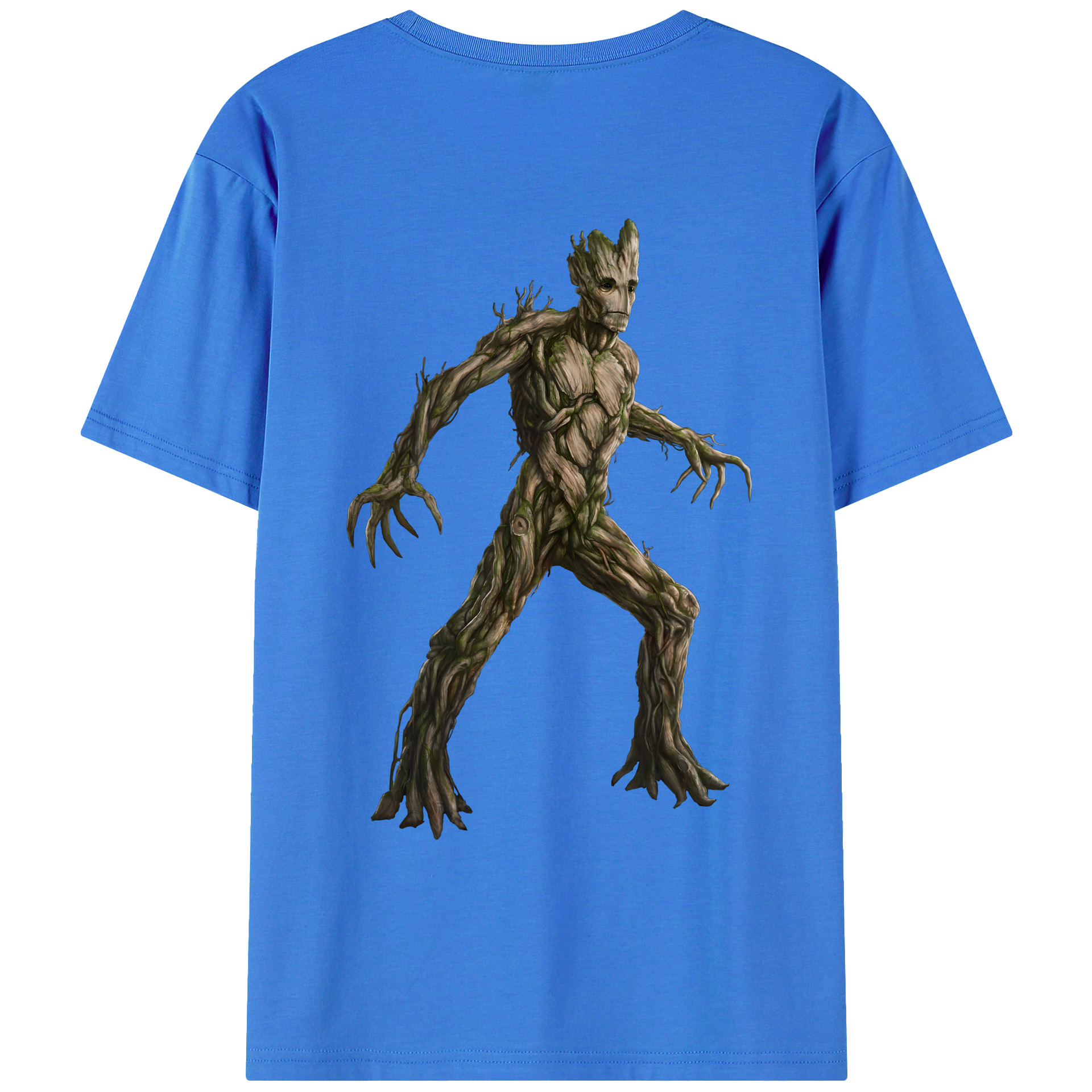 （画像用） アベンジャーズ The Avengers 綿100％ メンズ半袖Tシャツ（バックプリント） 通気性