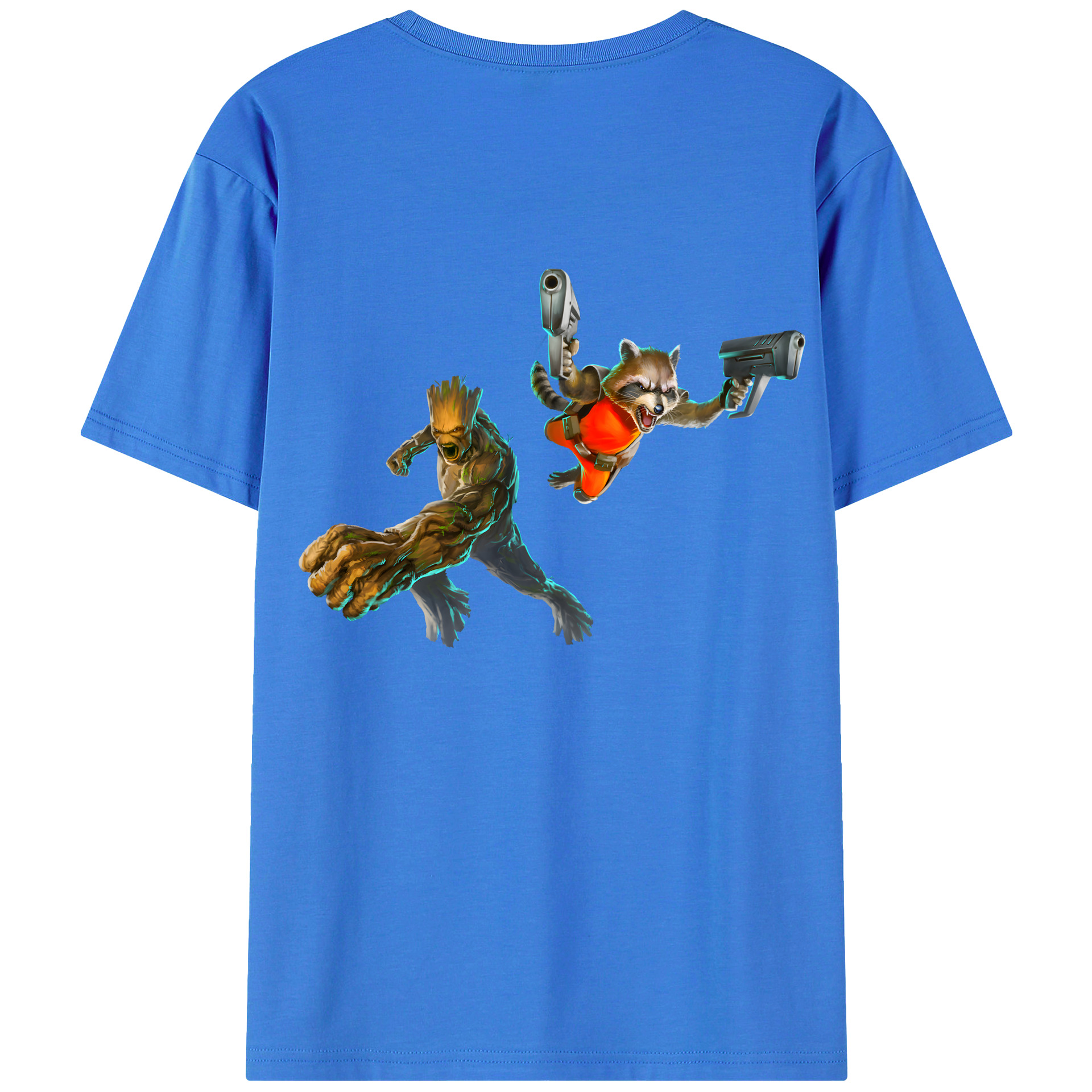 （画像用） アベンジャーズ The Avengers 綿100％ メンズ半袖Tシャツ（バックプリント） 通気性