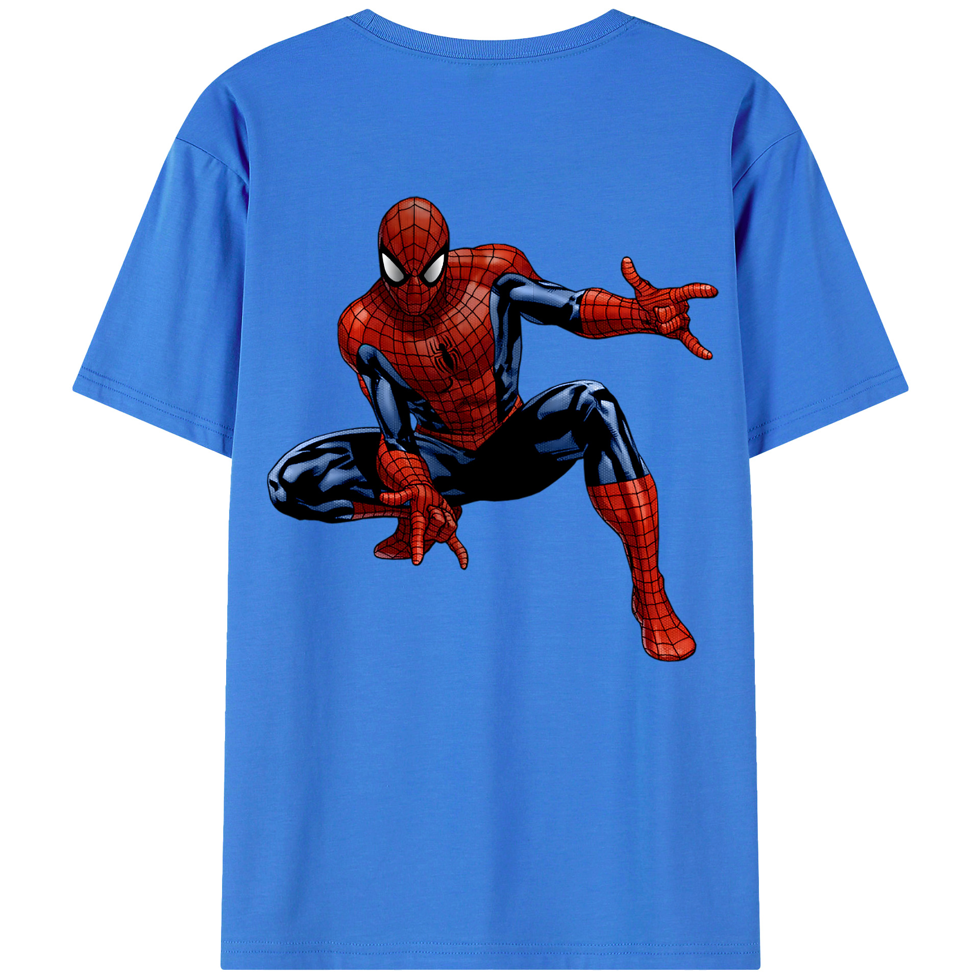 （画像用） アベンジャーズ The Avengers 綿100％ メンズ半袖Tシャツ（バックプリント） 通気性