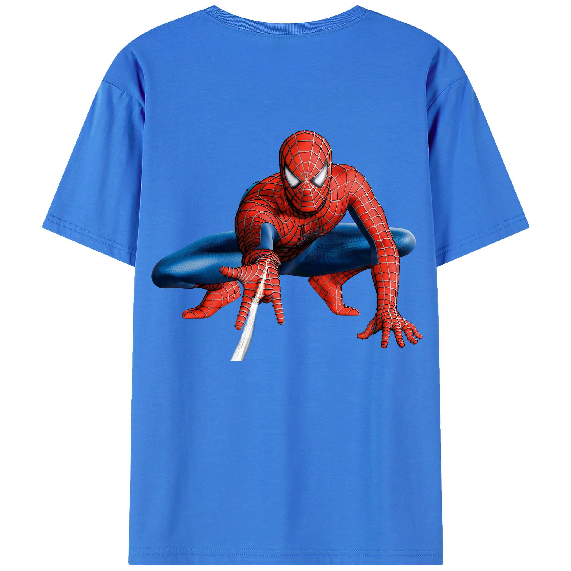 （画像用） アベンジャーズ The Avengers 綿100％ メンズ半袖Tシャツ（バックプリント） 通気性