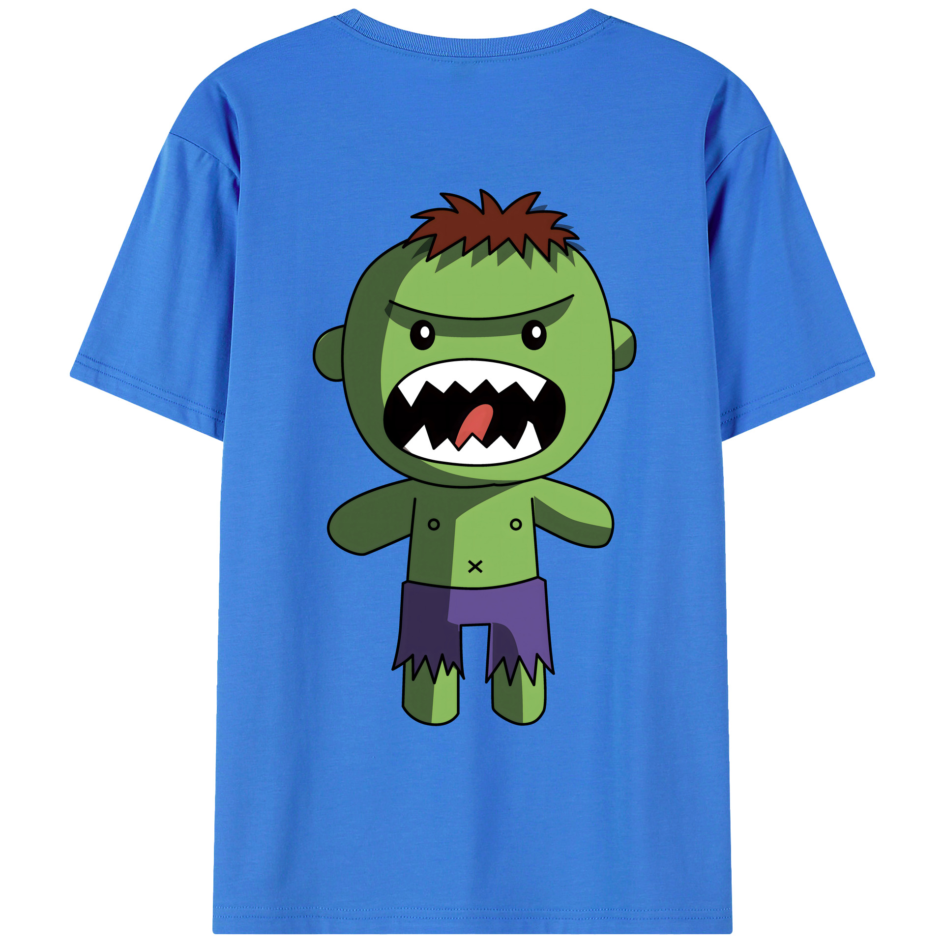 （画像用） アベンジャーズ The Avengers 綿100％ メンズ半袖Tシャツ（バックプリント） 通気性