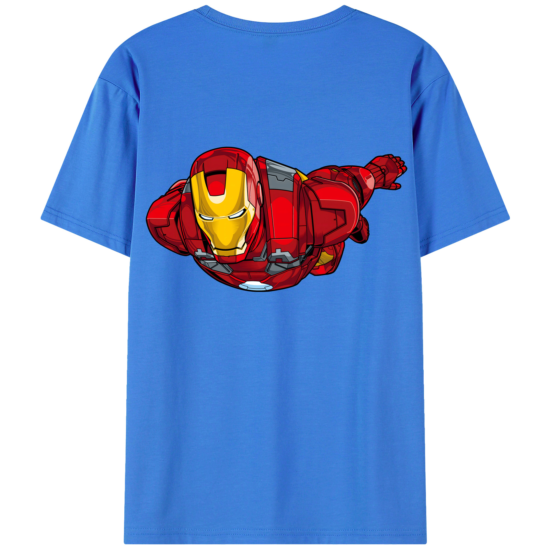 （画像用） アベンジャーズ The Avengers 綿100％ メンズ半袖Tシャツ（バックプリント） 通気性