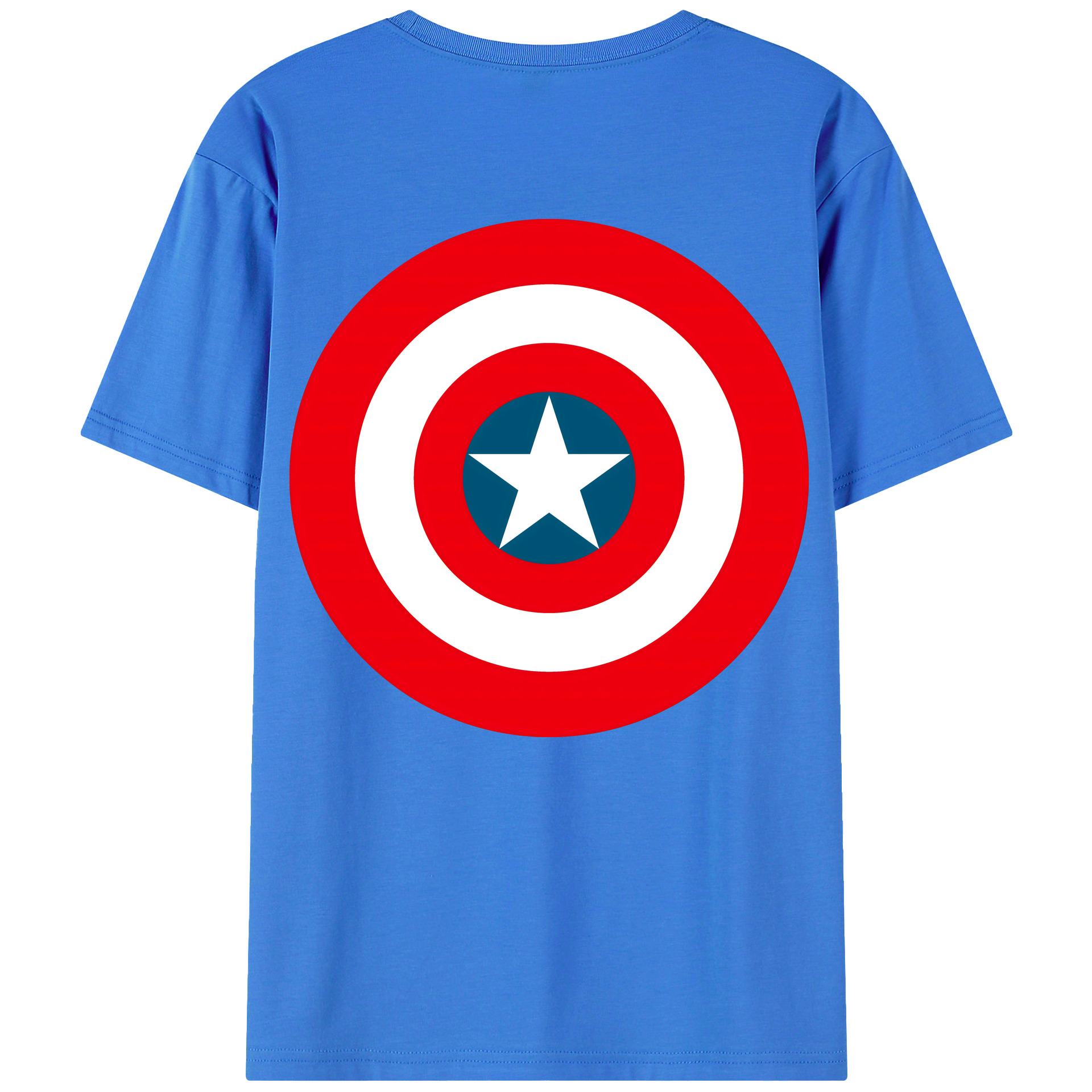 （画像用） アベンジャーズ The Avengers 綿100％ メンズ半袖Tシャツ（バックプリント） 通気性