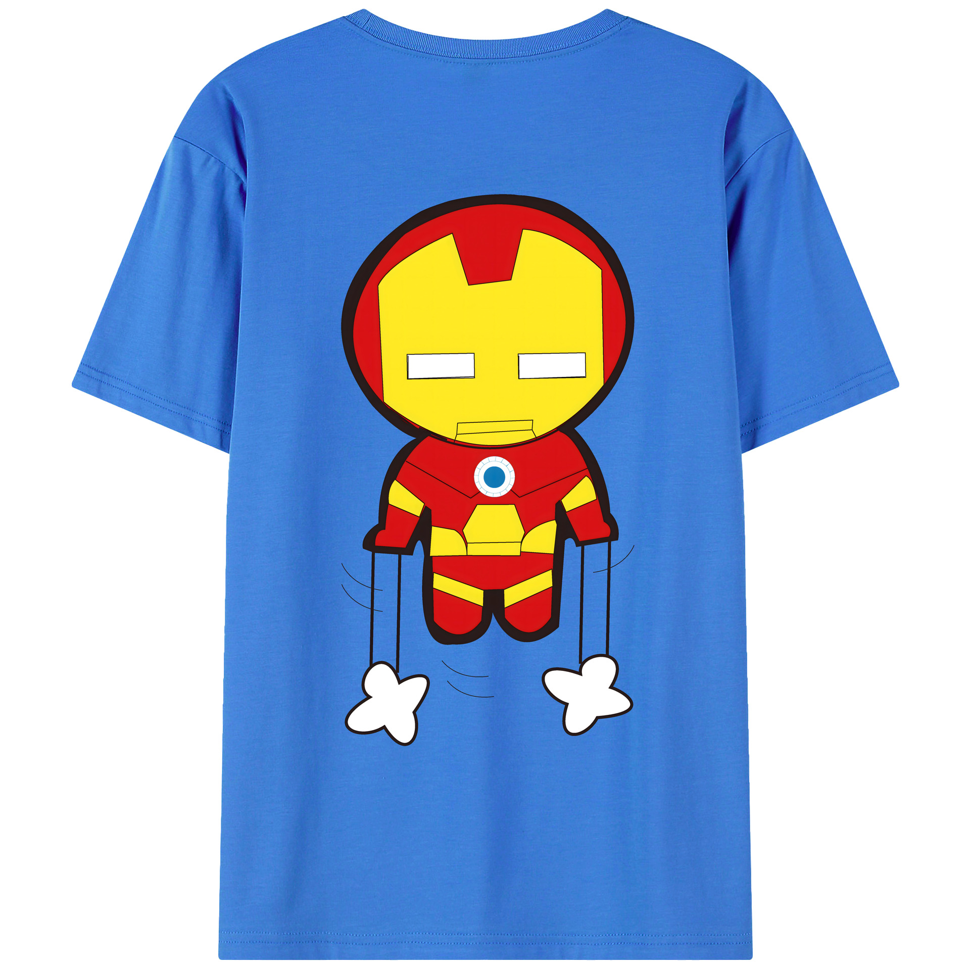 （画像用） アベンジャーズ The Avengers 綿100％ メンズ半袖Tシャツ（バックプリント） 通気性